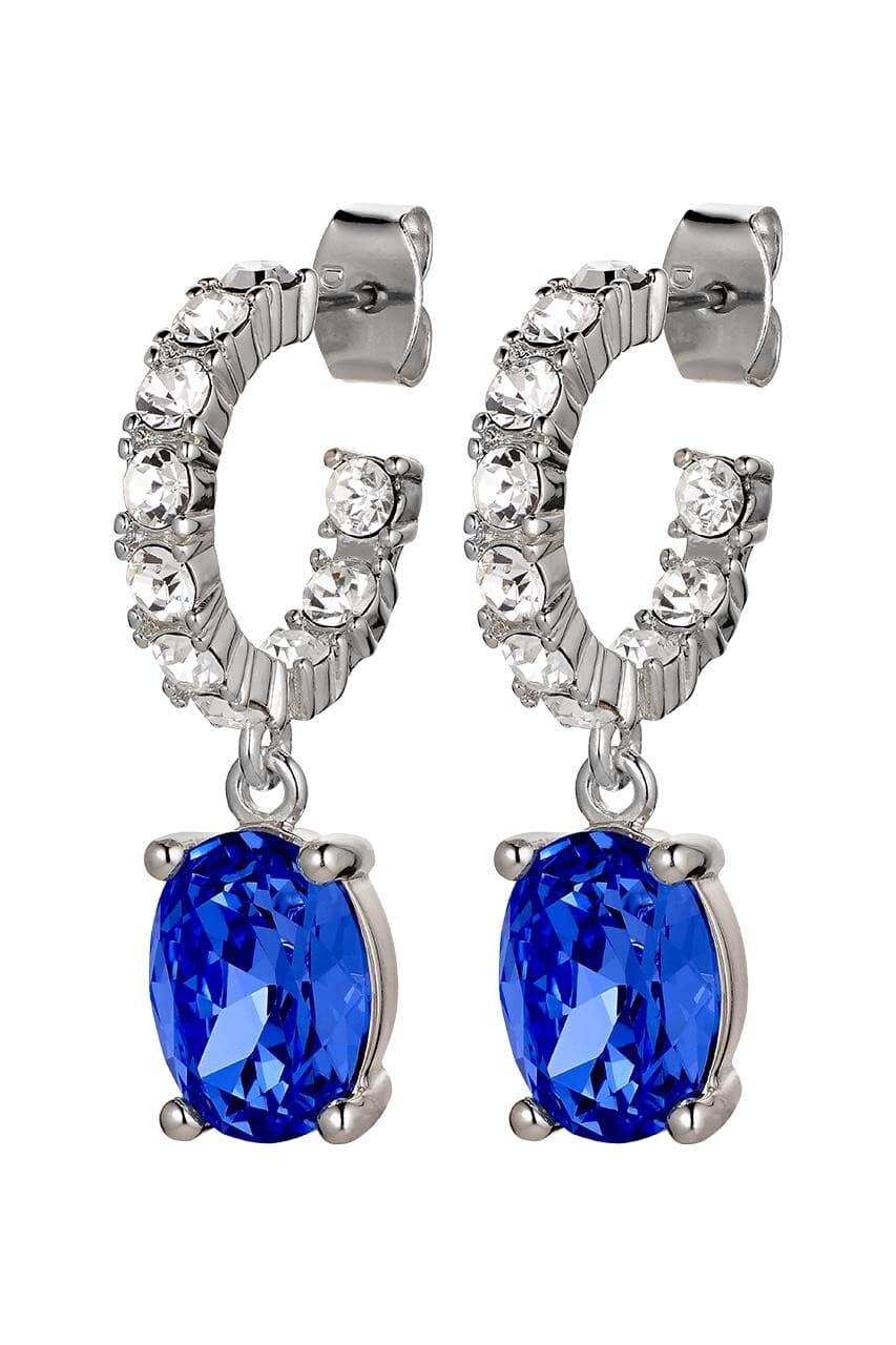 Dyrberg/Kern DYRBERG/KERN BARBARAØRERING 440168 (Silver, Blue, ONESIZE)