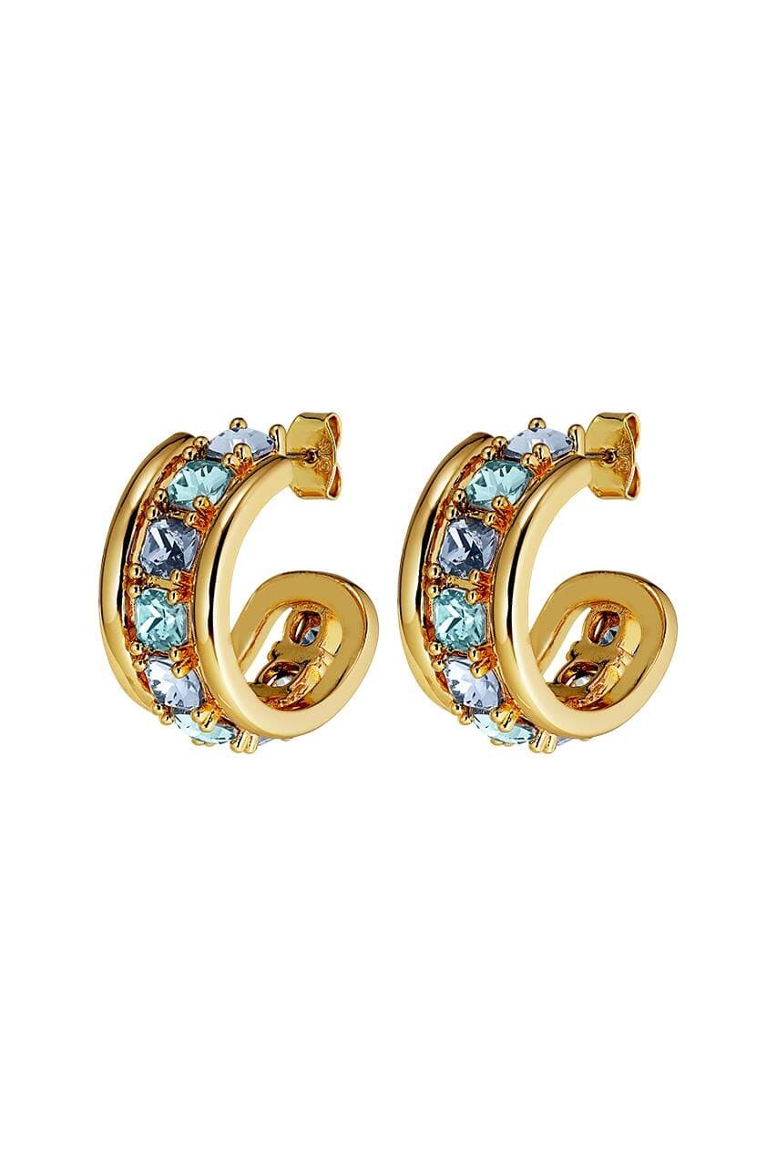 Dyrberg/Kern DYRBERG/KERN HELENØRERING 440050 (Gold, Blue, ONESIZE)