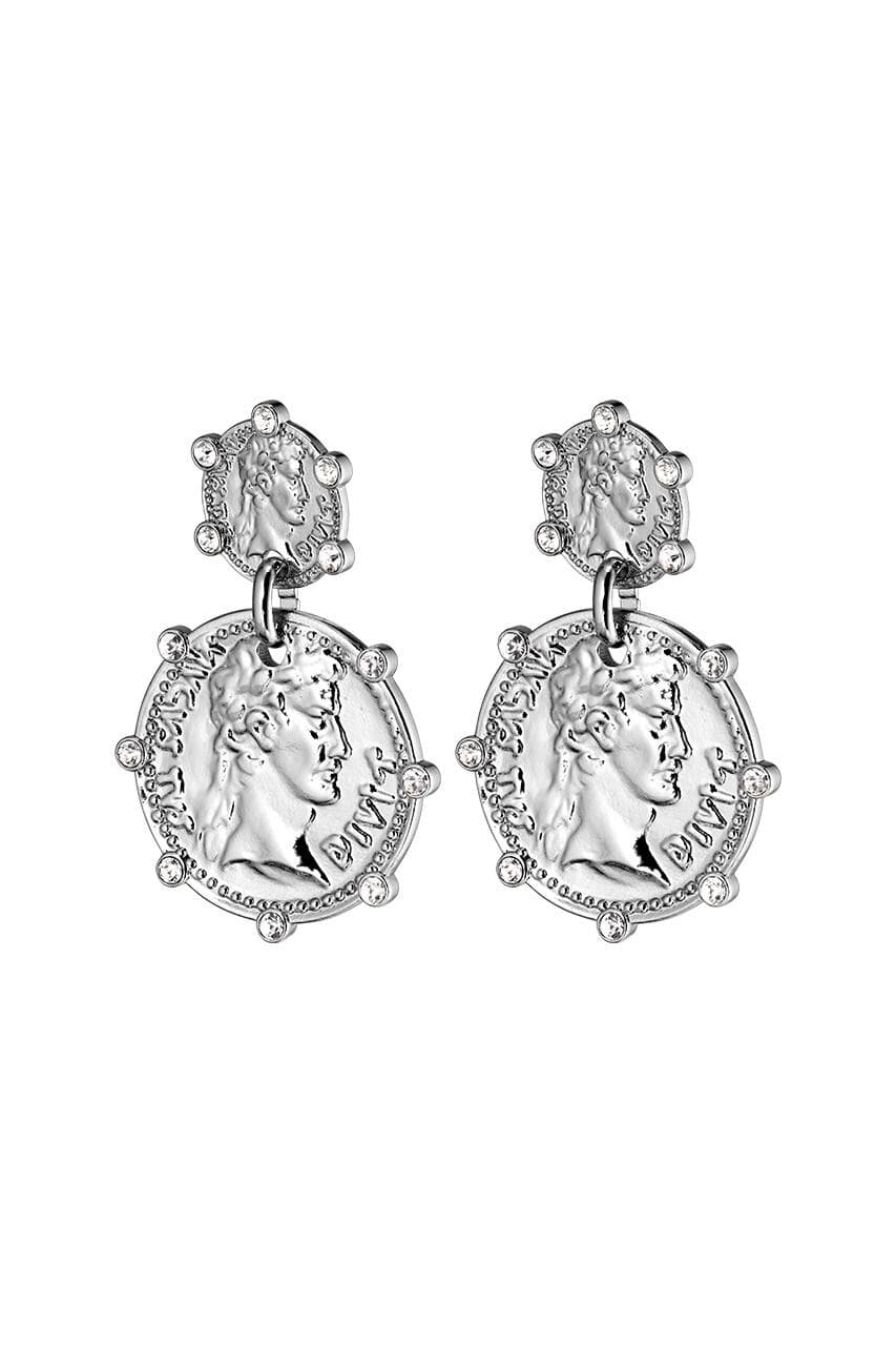 Dyrberg/Kern DYRBERG/KERN MONZAØRERING 440123 (Silver, Crystal, ONESIZE)