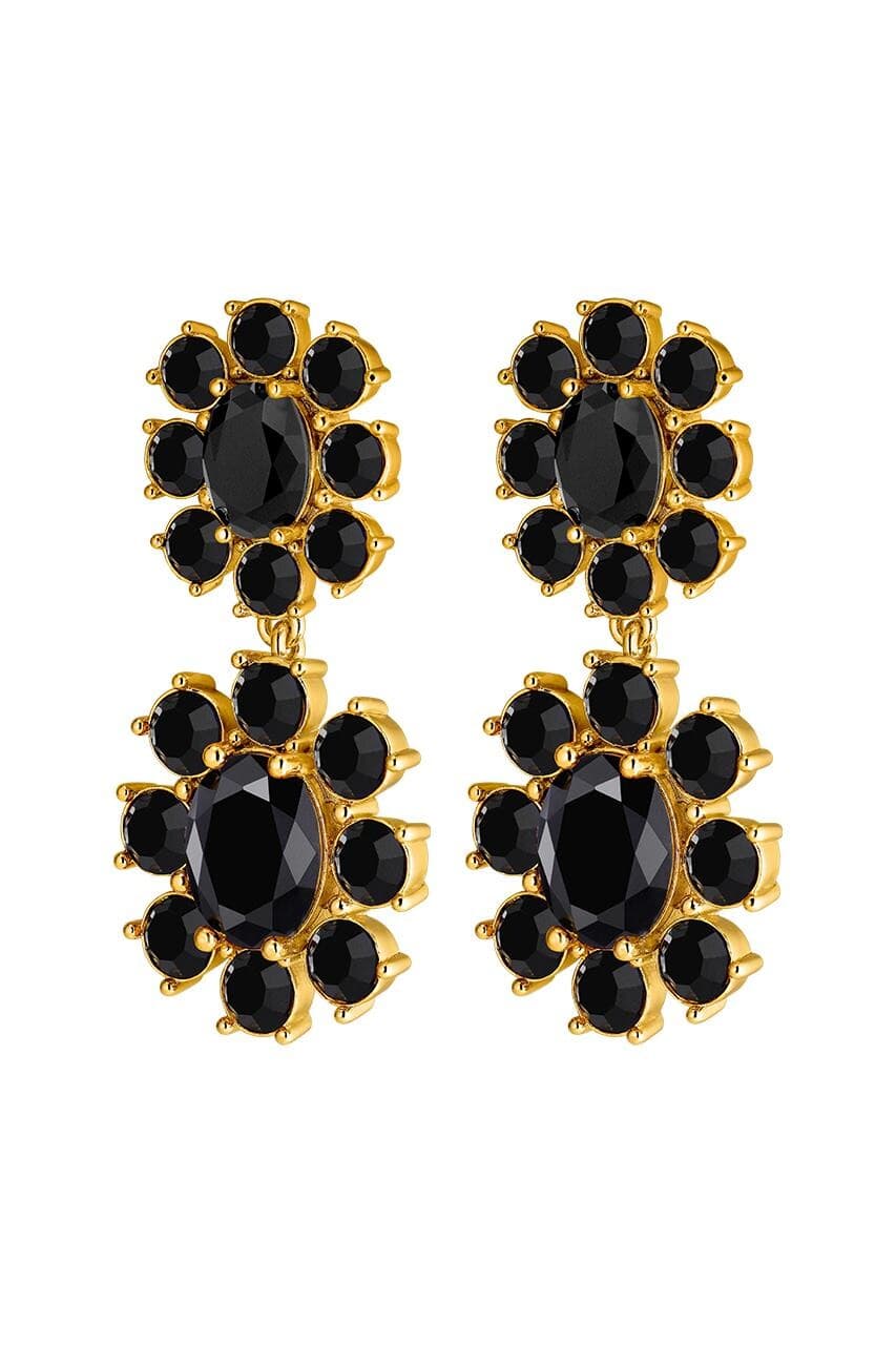 Dyrberg/Kern DYRBERG/KERN LINAØRERING 450072 (Gold, Black, ONESIZE)