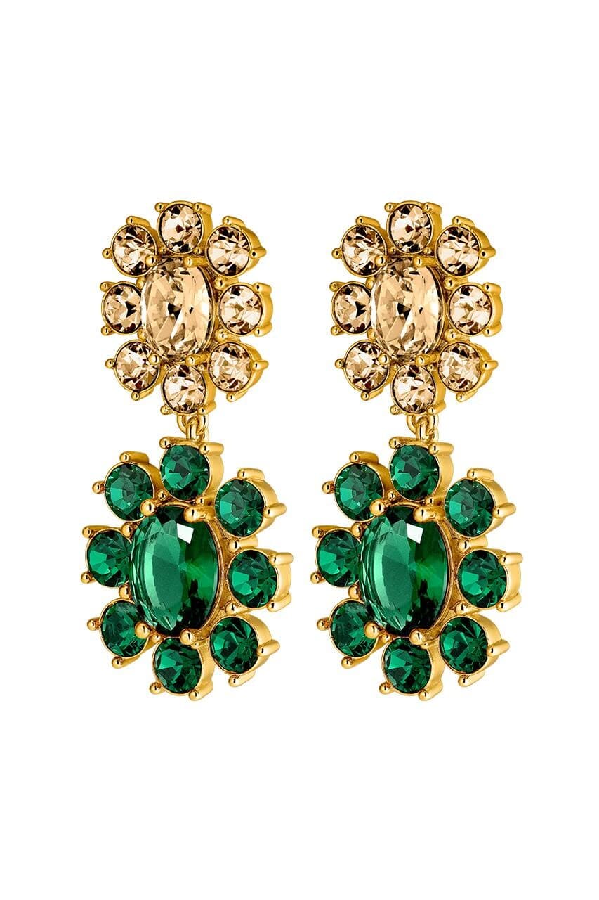 Dyrberg/Kern DYRBERG/KERN LINAØRERING 450073 (Gold, Green, ONESIZE)