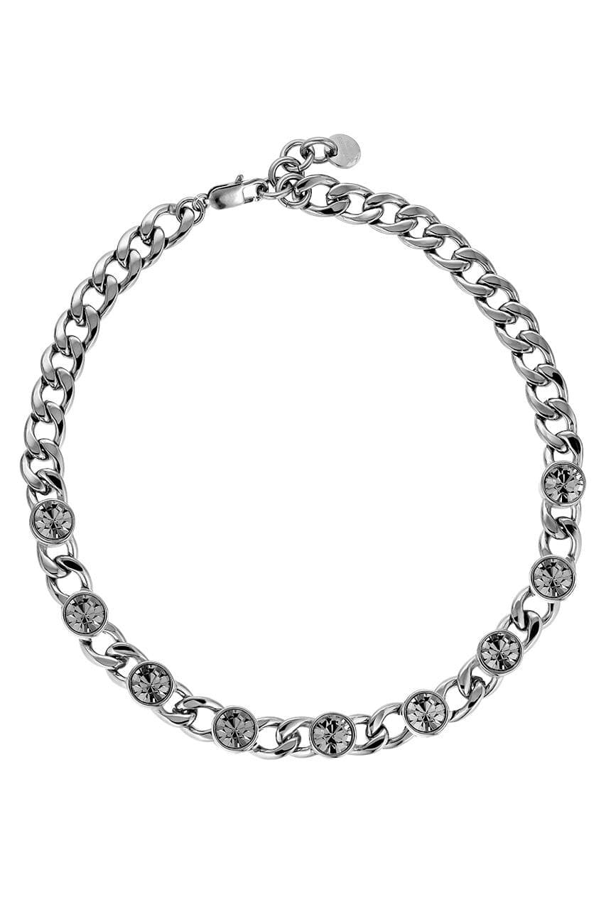 Dyrberg/Kern DYRBERG/KERN CAMELA HALSKÆDE 450172 (Silver, Grey, ONESIZE)