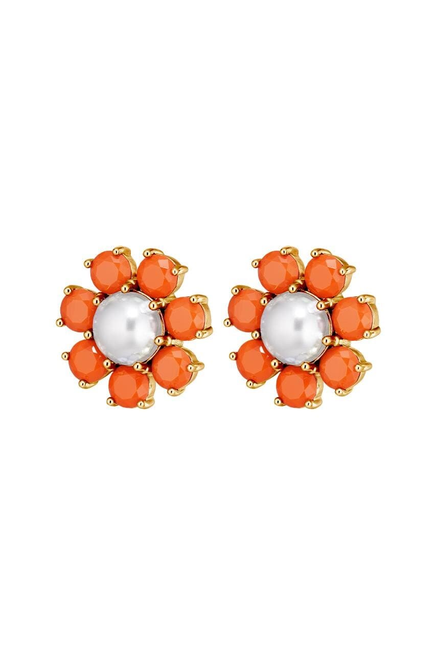 Dyrberg/Kern DYRBERG/KERN AUBRAØRERING 460080 (Gold, Orange, ONESIZE)
