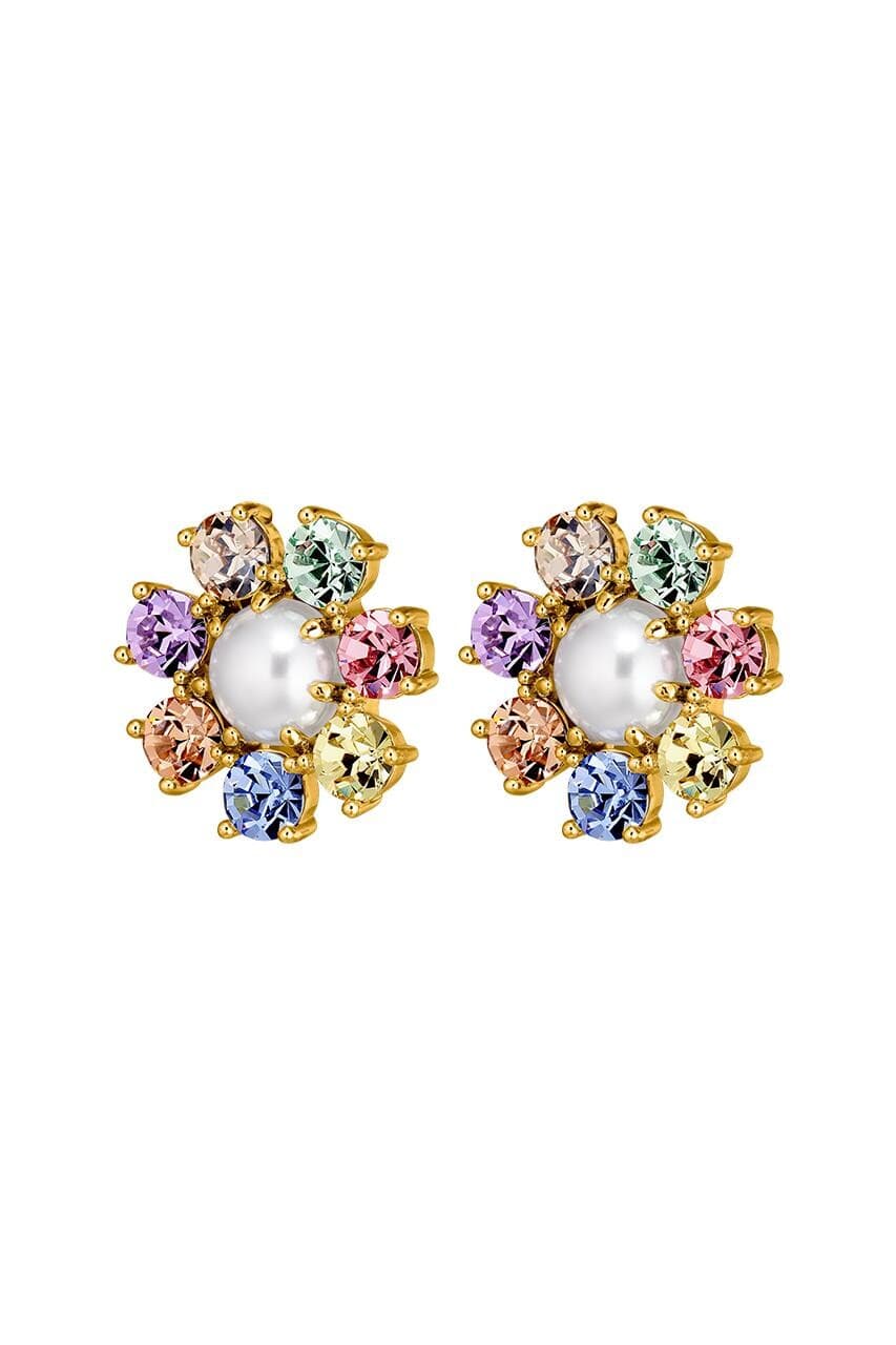 Dyrberg/Kern DYRBERG/KERN AUBRAØRERING 460082 (Gold, Pastel, ONESIZE)