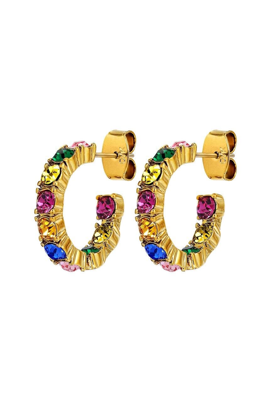 Dyrberg/Kern DYRBERG/KERN RAQUELØRERING 470116 (Gold, Rainbow, ONESIZE)