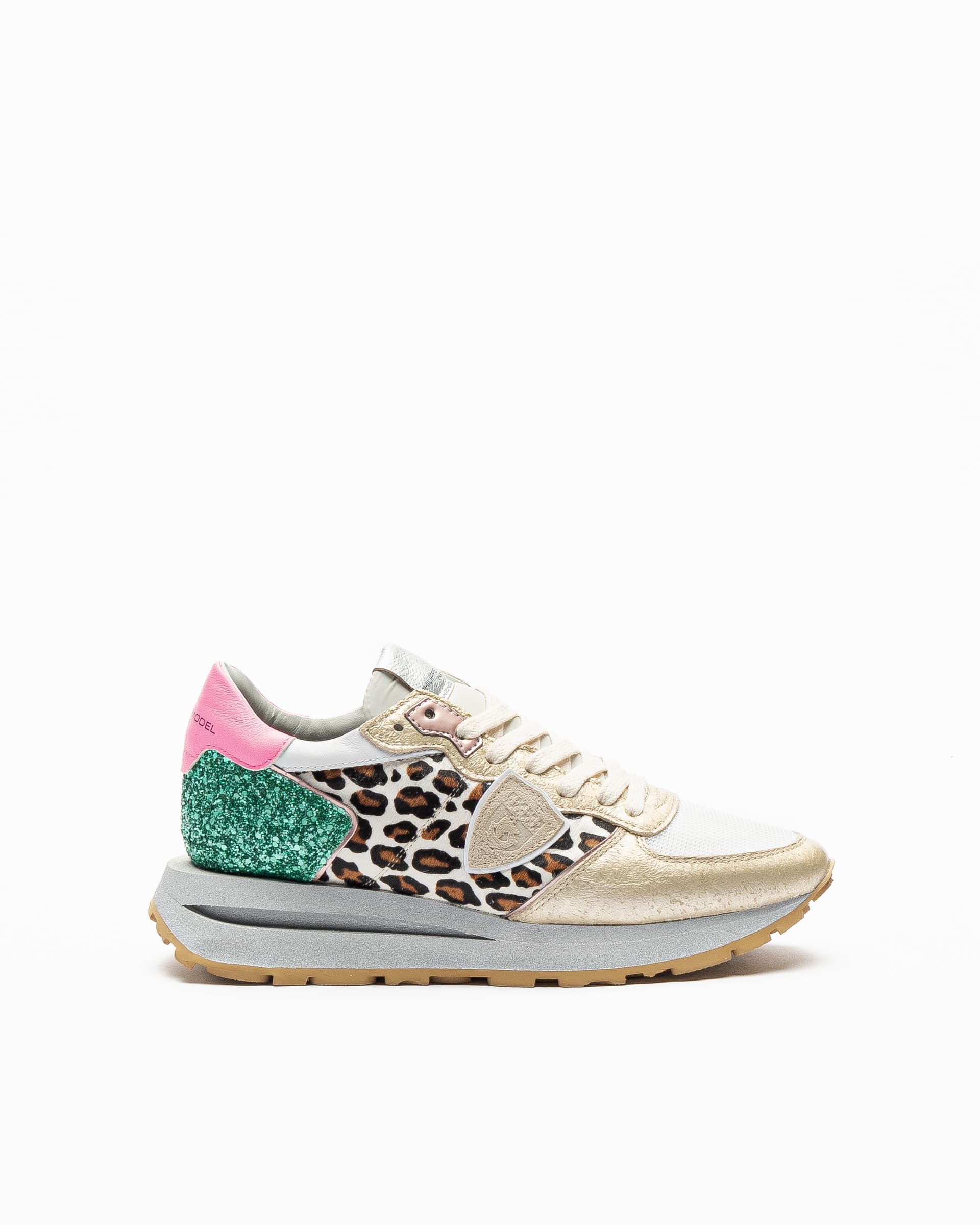 Philippe Model Sapatilhas Philippe Model Tropez Haute Low Woman Multicor