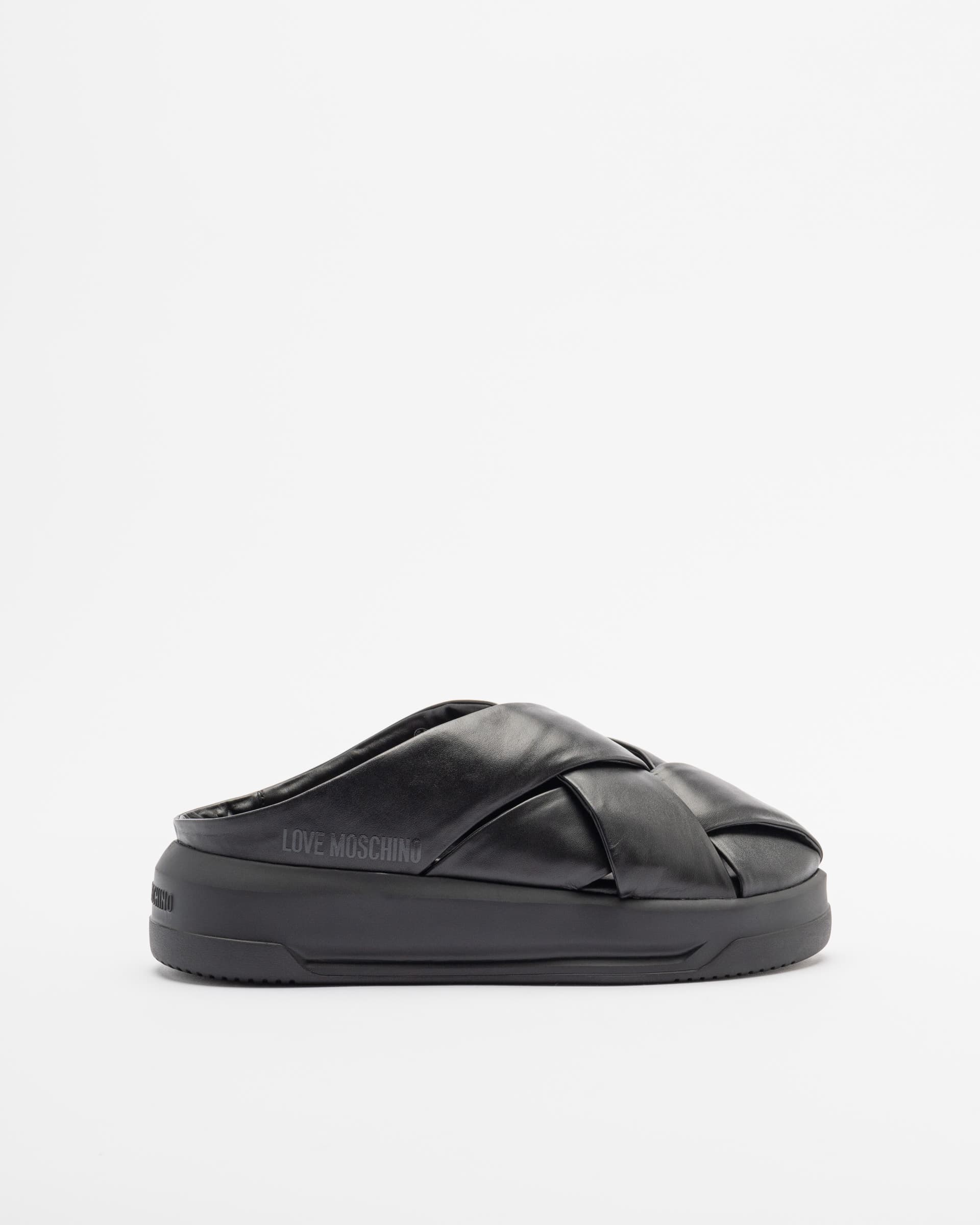 Love Moschino Chinelos de plataforma Love Moschino JA15555G0M Preto