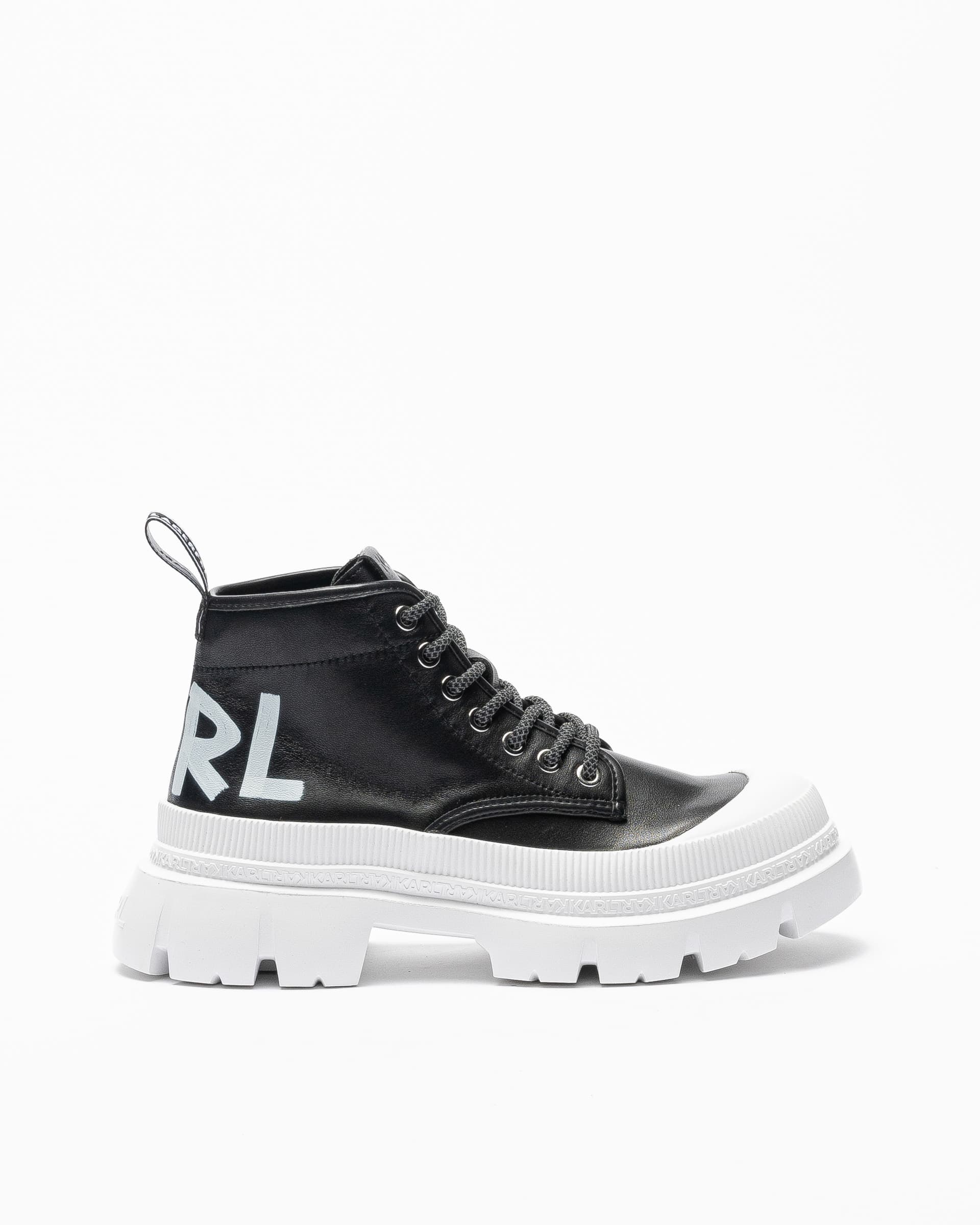 Karl Lagerfeld Sapatilhas Karl Lagerfeld Trekka Max Brush Logo Hiker Preto