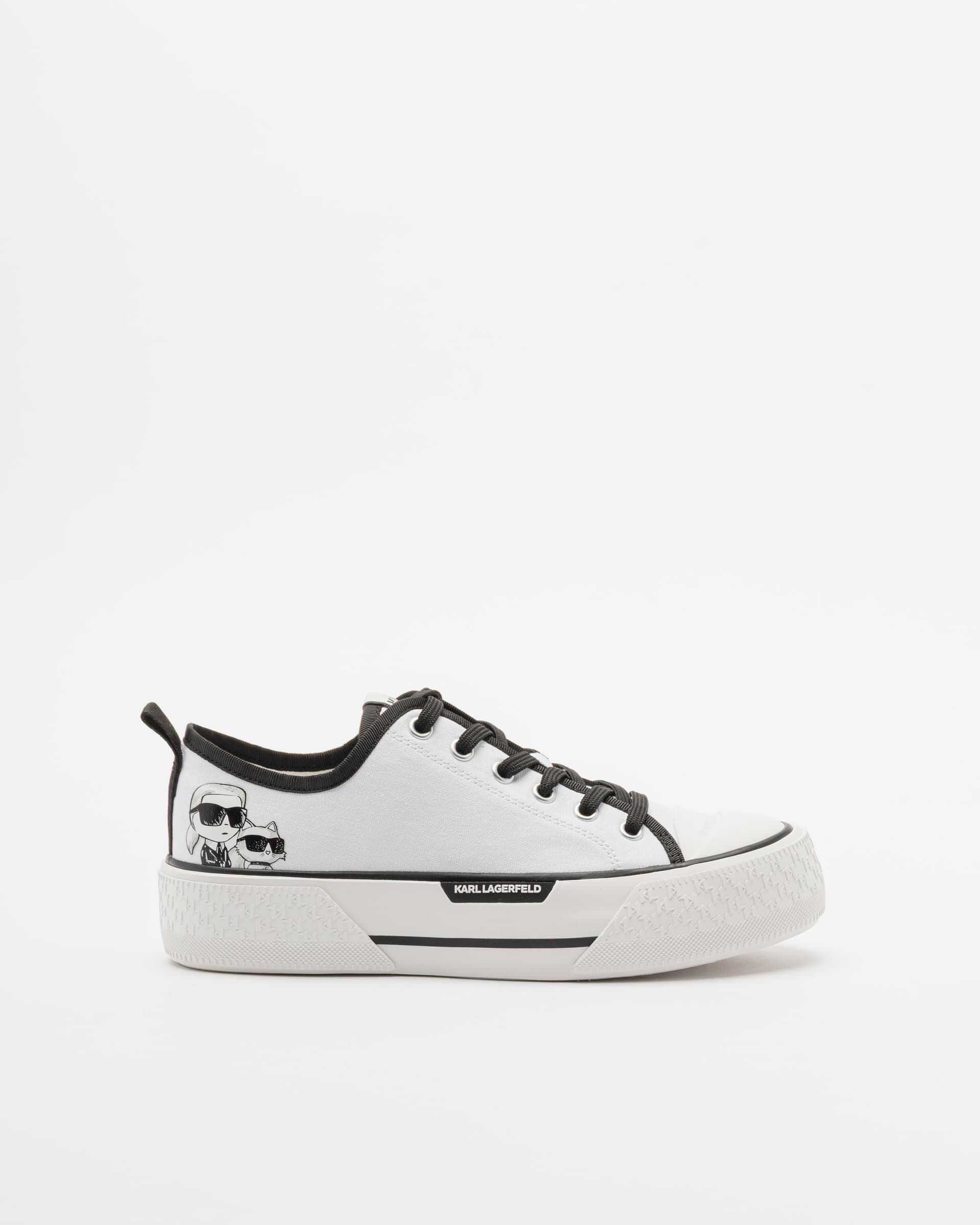 Karl Lagerfeld Sapatilhas de plataforma Karl Lagerfeld KL60614T Branco