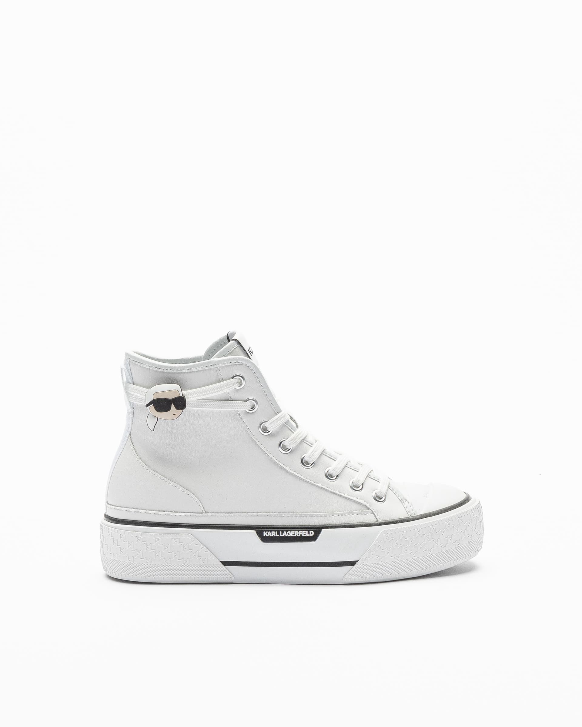Karl Lagerfeld Sapatilhas brancas Karl Lagerfeld Kampus Max III Karl NFT Keeper Hi Branco