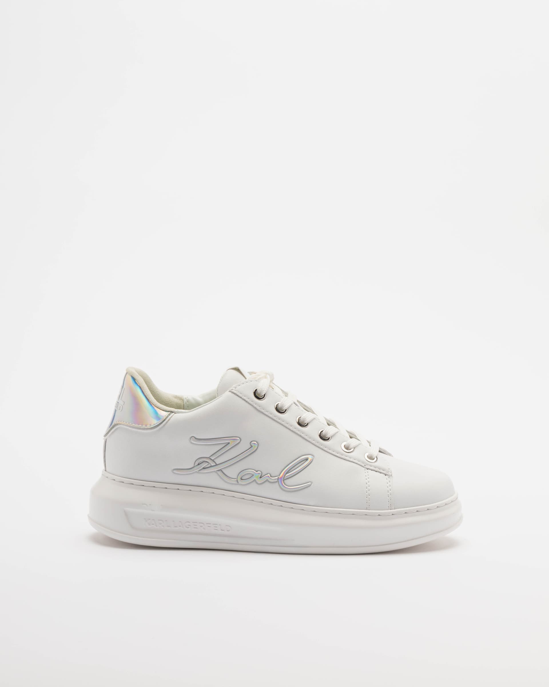 Karl Lagerfeld Sapatilhas Karl Lagerfeld Kapri Signia Lace Lthr Branco