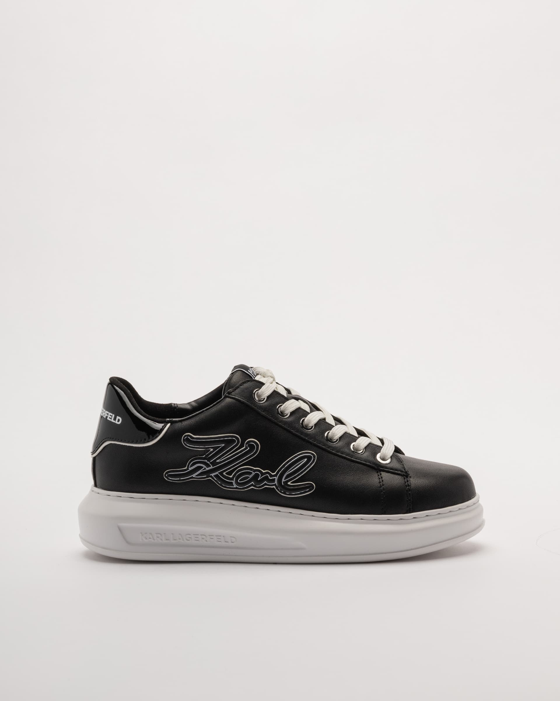 Karl Lagerfeld Sapatilhas Karl Lagerfeld Kapri Signia Emboss Lo Lace Preto