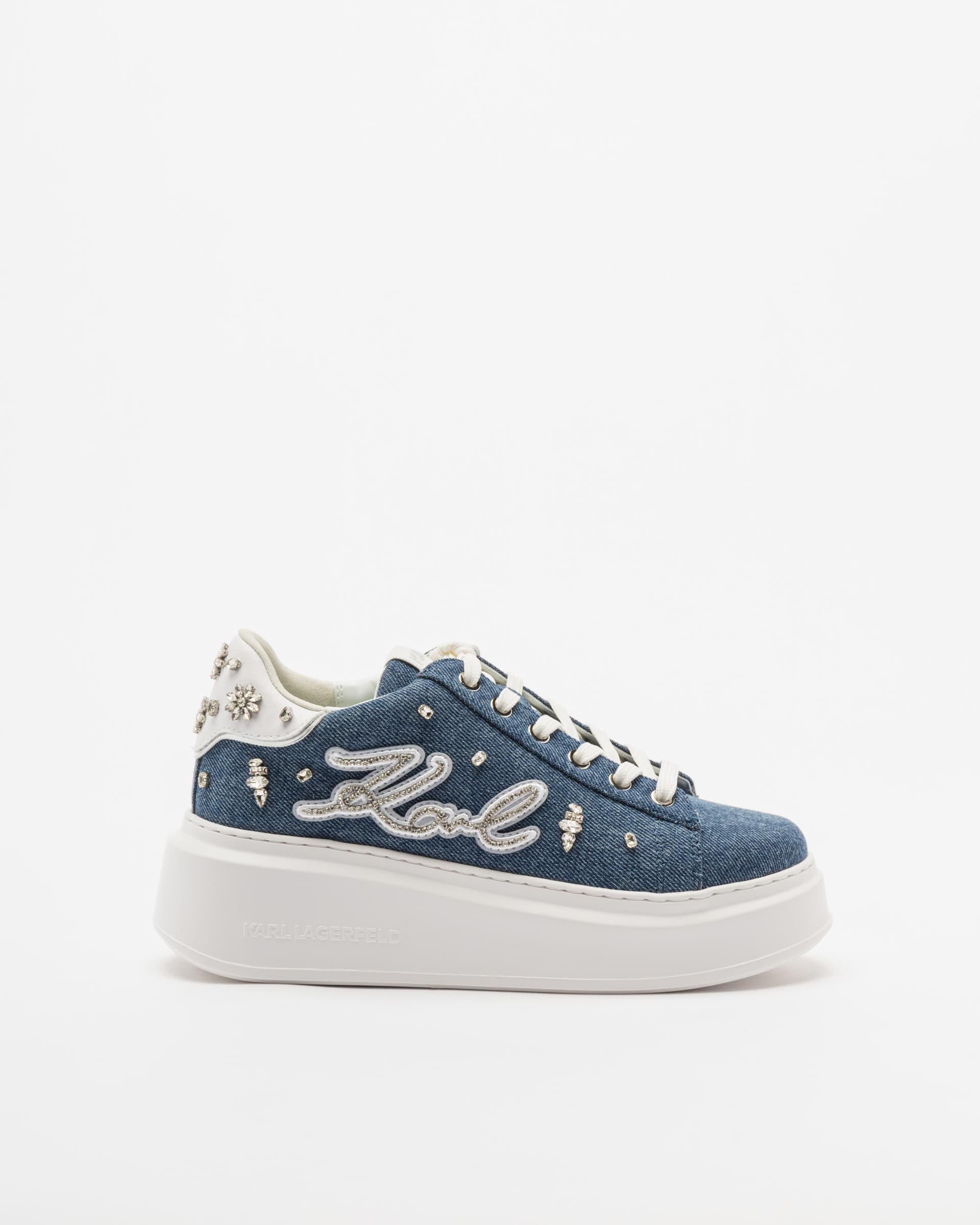 Karl Lagerfeld Sapatilhas de plataforma Karl Lagerfeld KL63526 Azul
