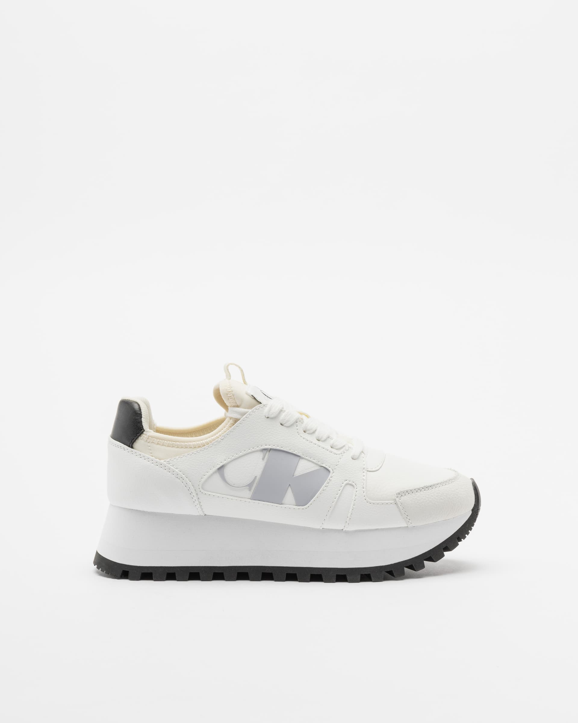 Calvin Klein Jeans Sapatilhas brancas Calvin Klein Jeans Runner Low Laceup Mix Branco