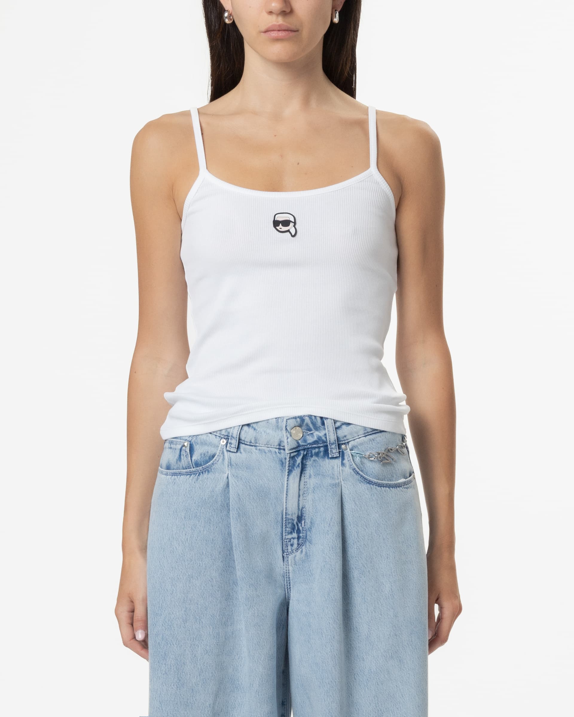 Karl Lagerfeld Top Karl Lagerfeld A2W17070 Branco