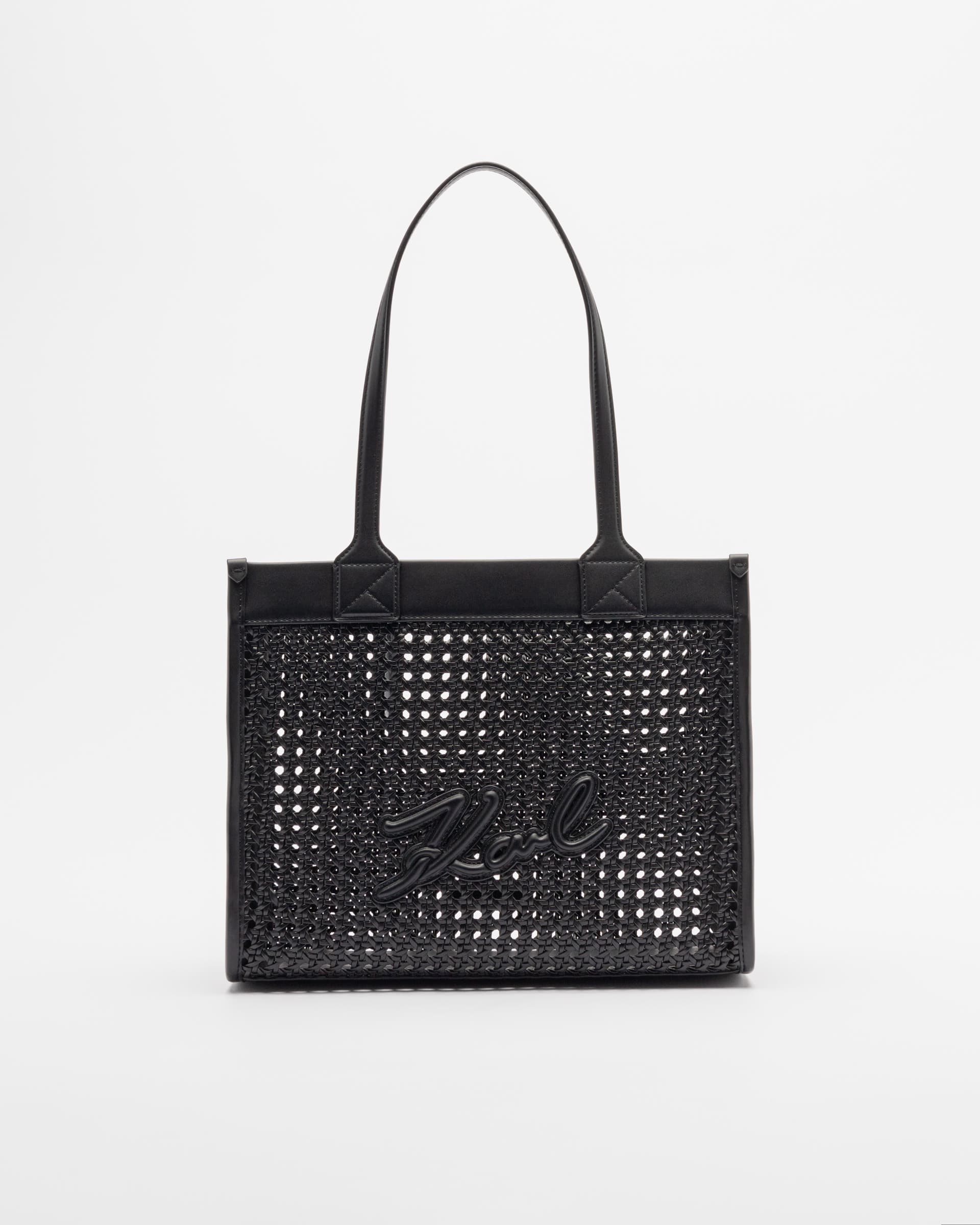Karl Lagerfeld Mala tote bag Karl Lagerfeld K/ Square MD Tote Woven Preto