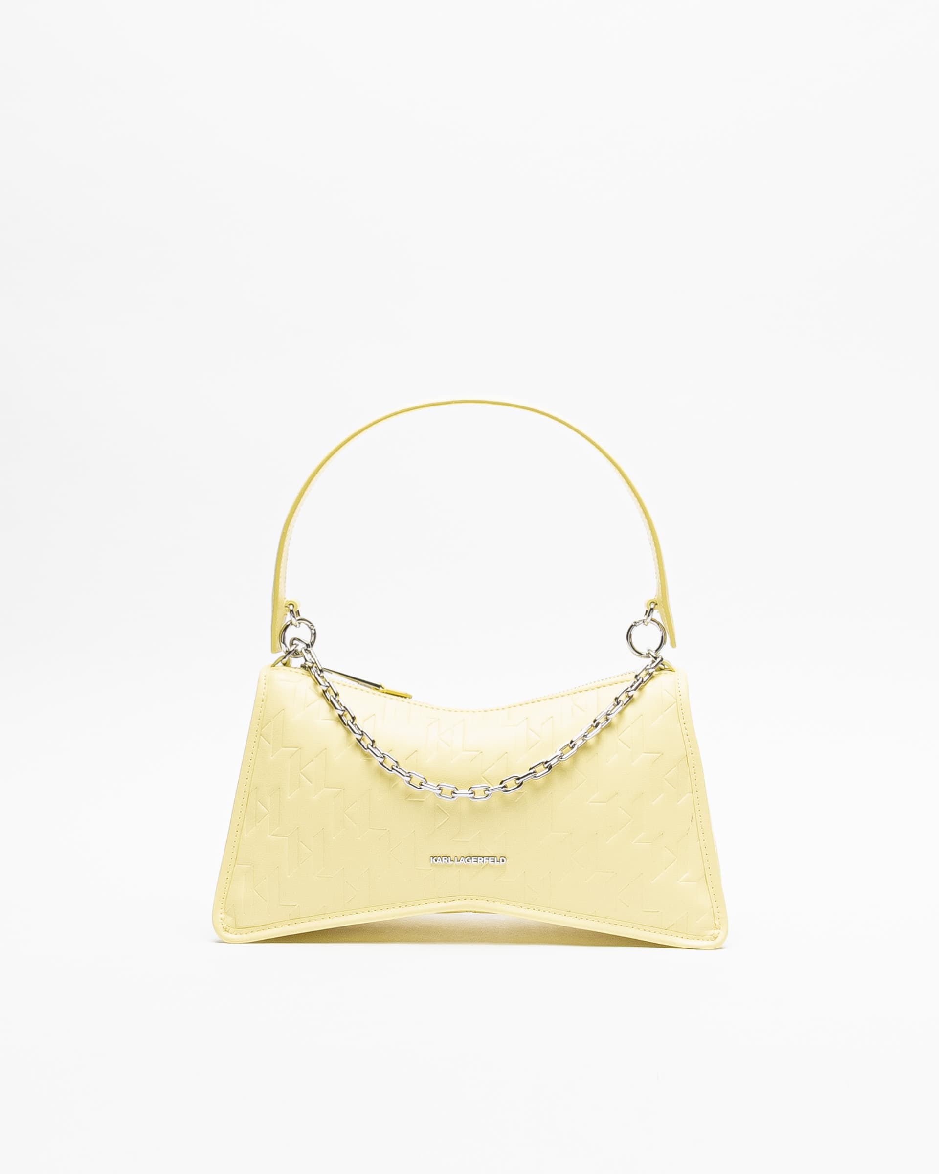 Karl Lagerfeld Mala de ombro Karl Lagerfeld K/Seven Element SHB Embossed Amarelo
