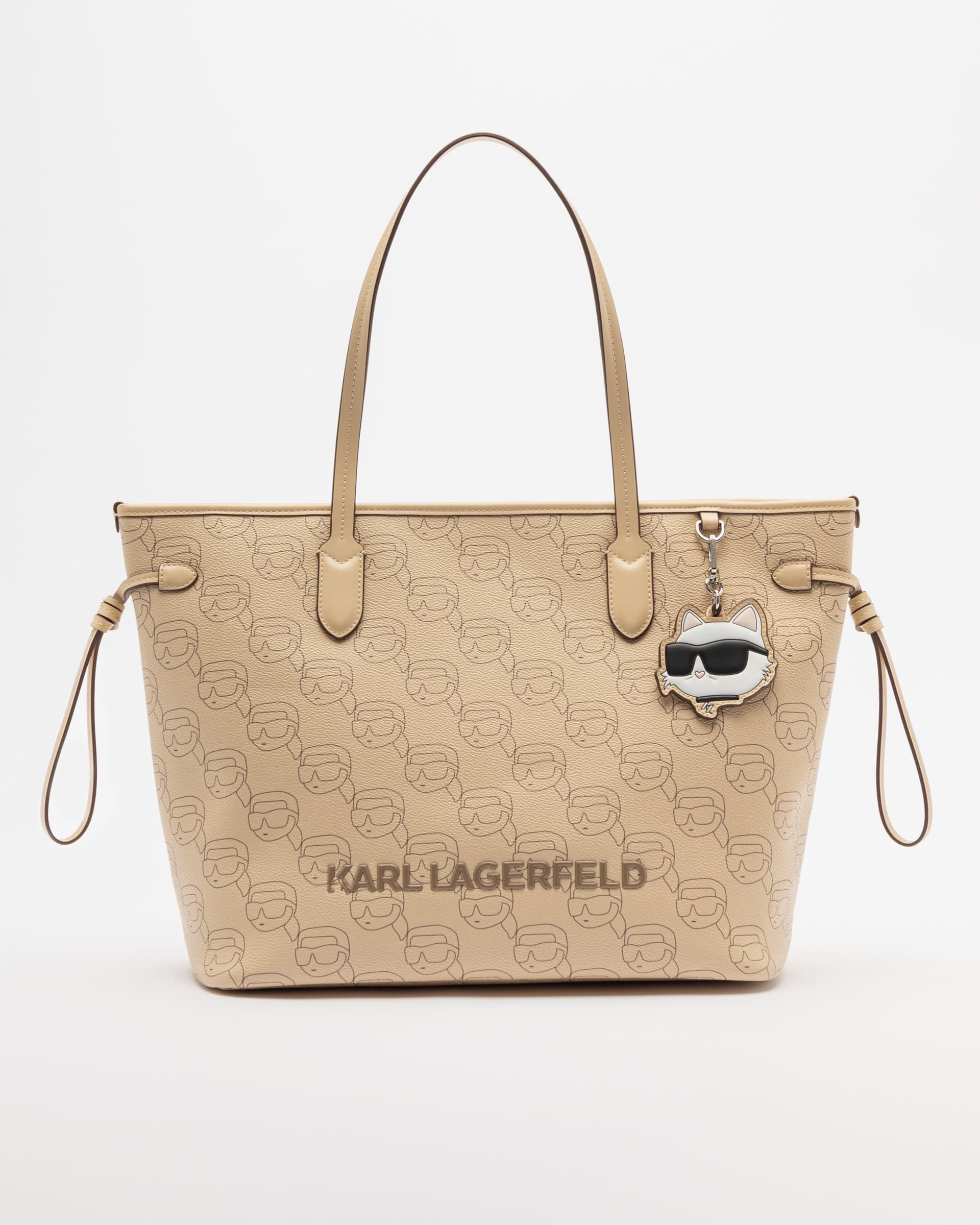 Karl Lagerfeld Mala shopper Karl Lagerfeld IKON MONOGRAM LARGE TOTE BAG Bege
