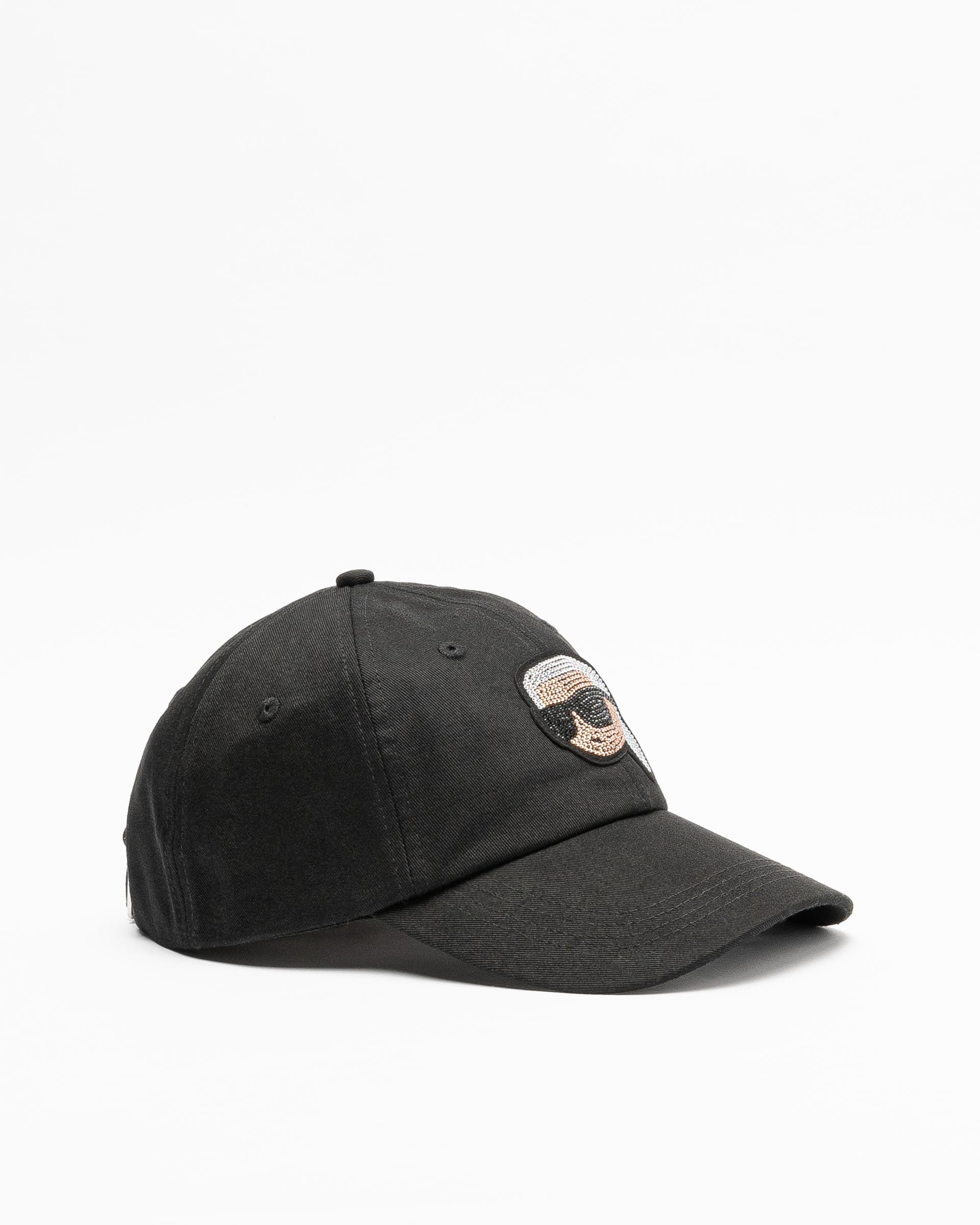 Karl Lagerfeld Boné Karl Lagerfeld K/Ikonik 2.0 Karl RHNSTNS Cap Preto
