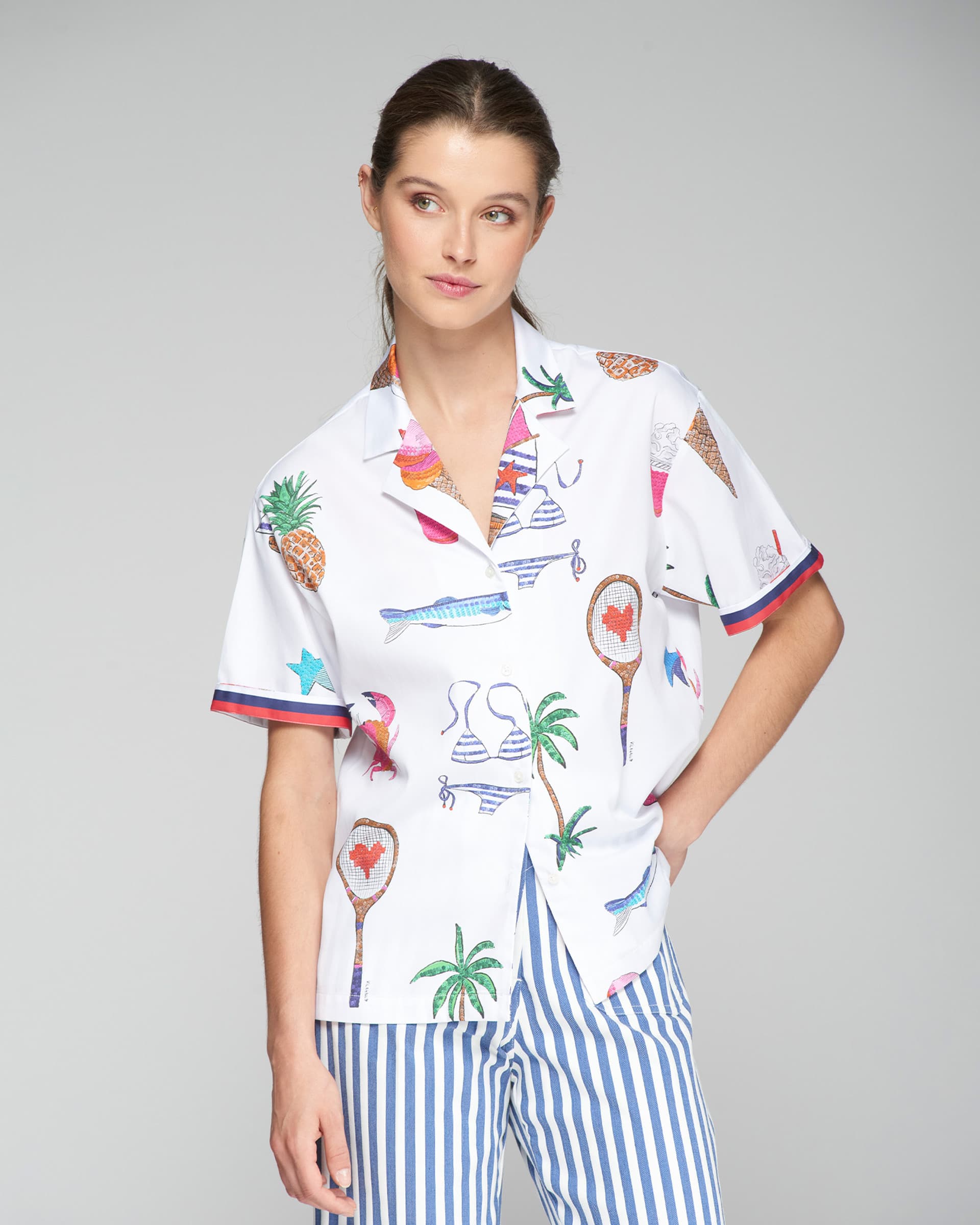 VilaGallo Camisa VilaGallo ALYONA FORMENTERA Branco
