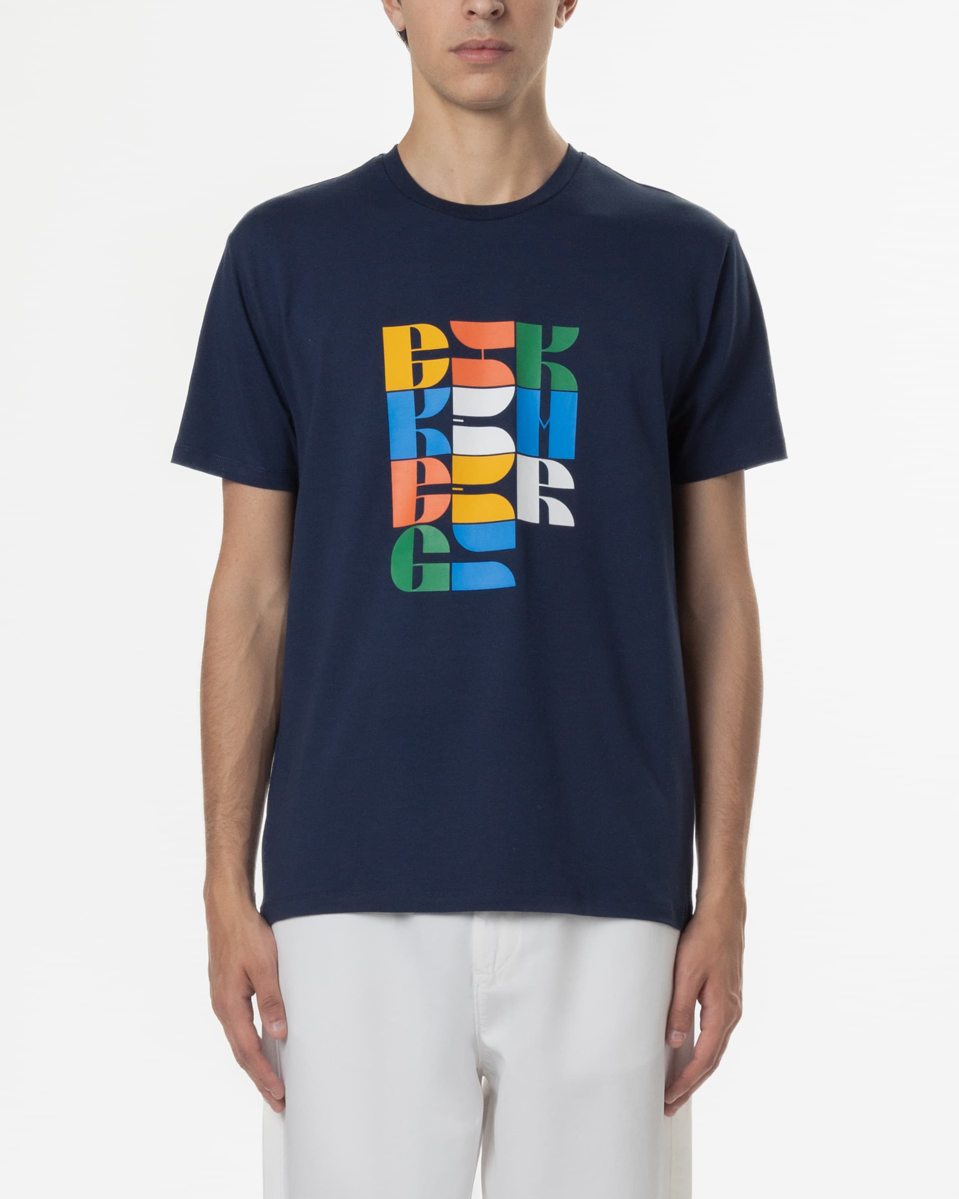 Bikkembergs T-shirt Bikkembergs BMT0707 Azul