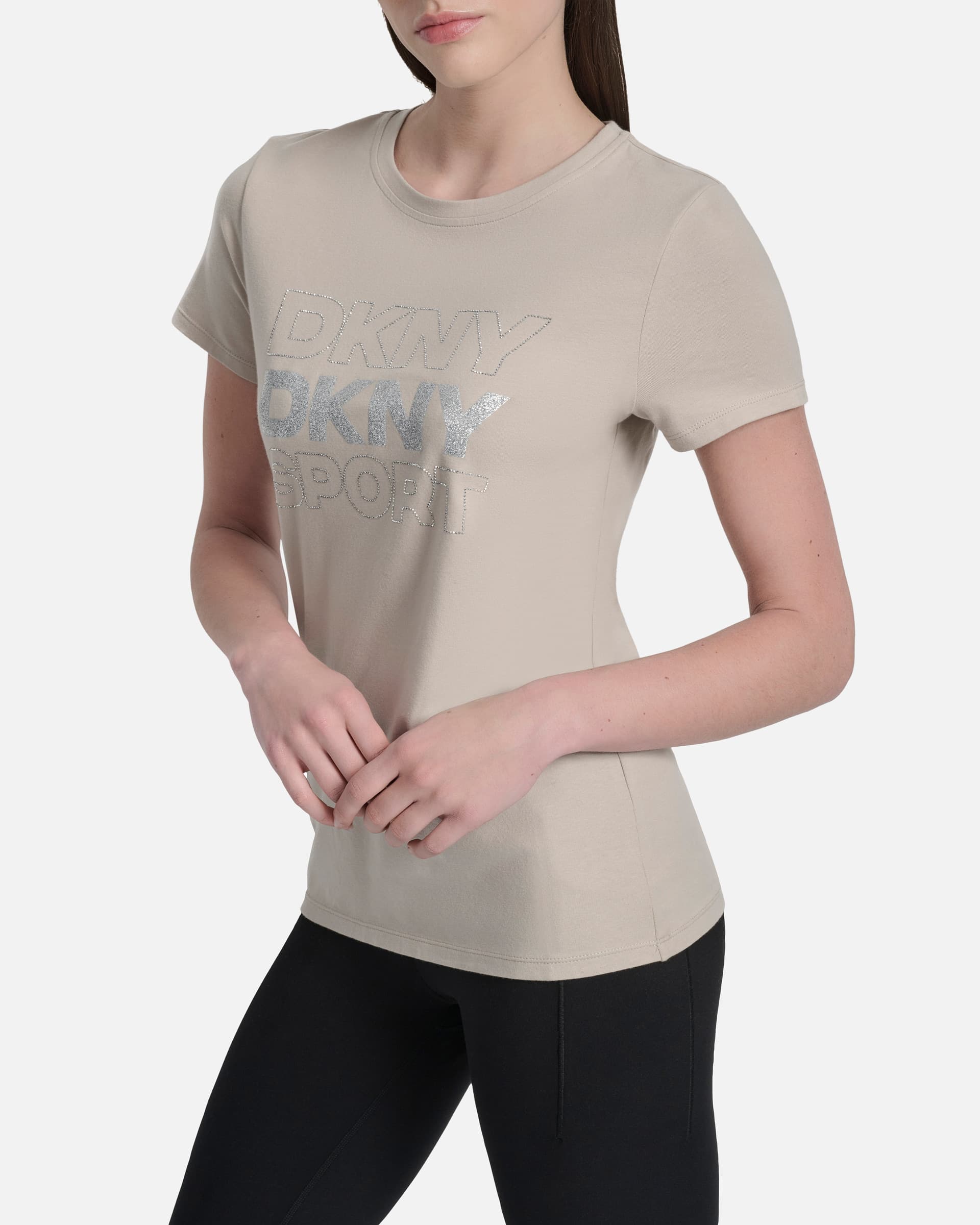 DKNY Sport T-shirt DKNY Sport DP5T1333 Bege