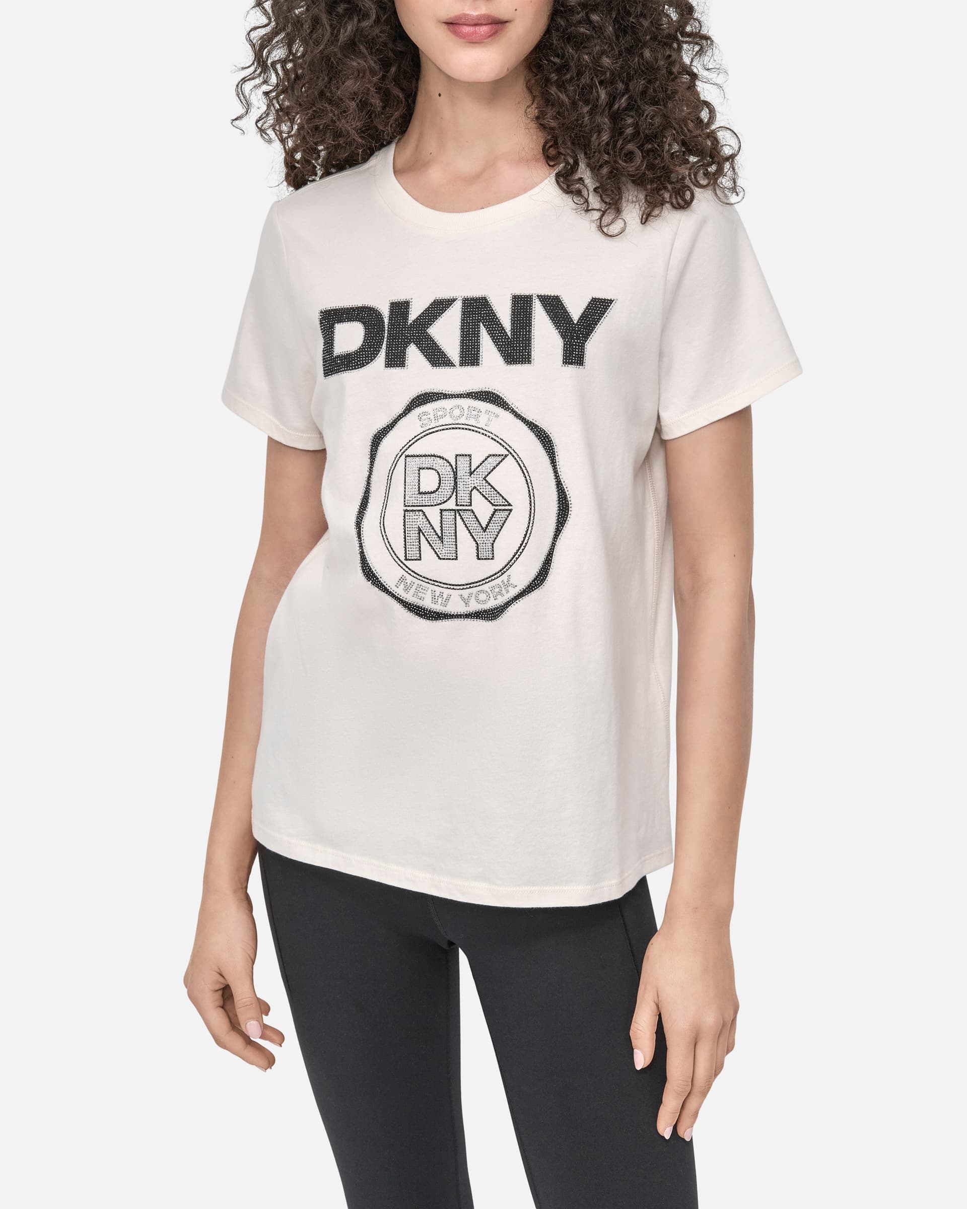 DKNY Sport T-shirt DKNY Sport DP5T1366 Bege