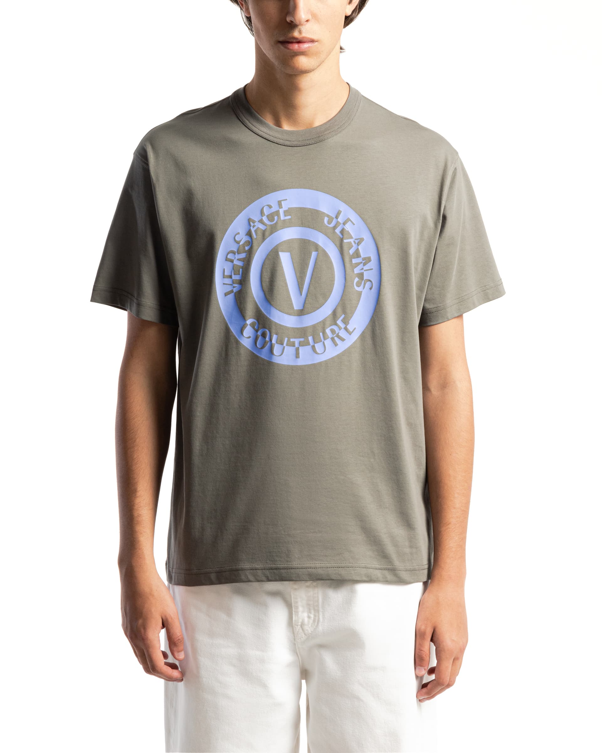 Versace Jeans Couture T-shirt Versace Jeans Couture 76GAHT06 Verde