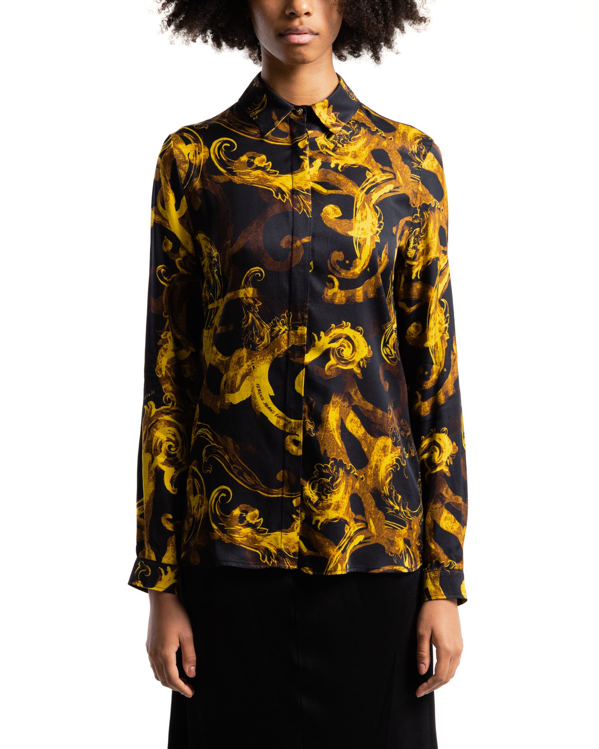 Versace Jeans Couture Camisa Versace Jeans Couture 76HAL201 Preto