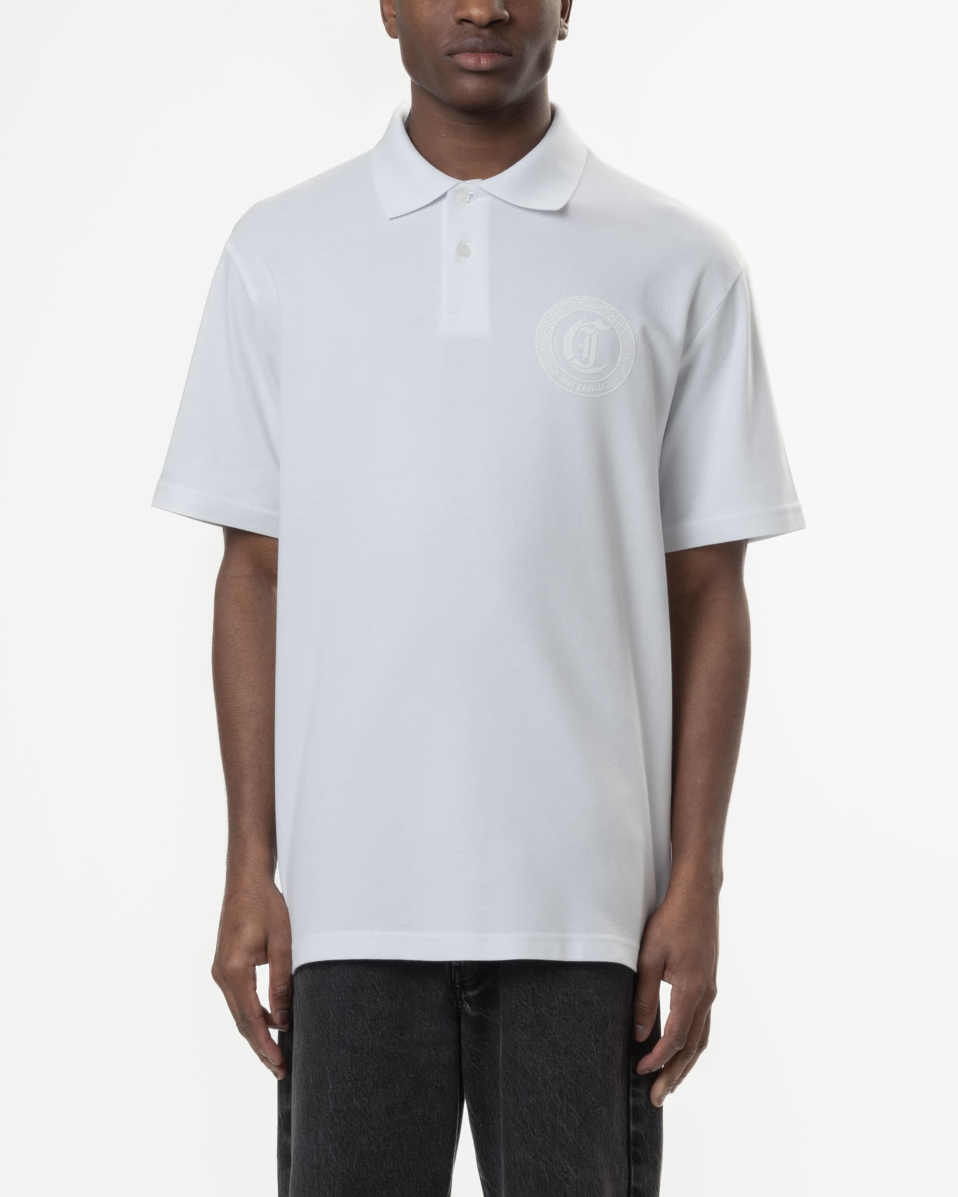 Just Cavalli Polo Just Cavalli 78OAGT01 Branco