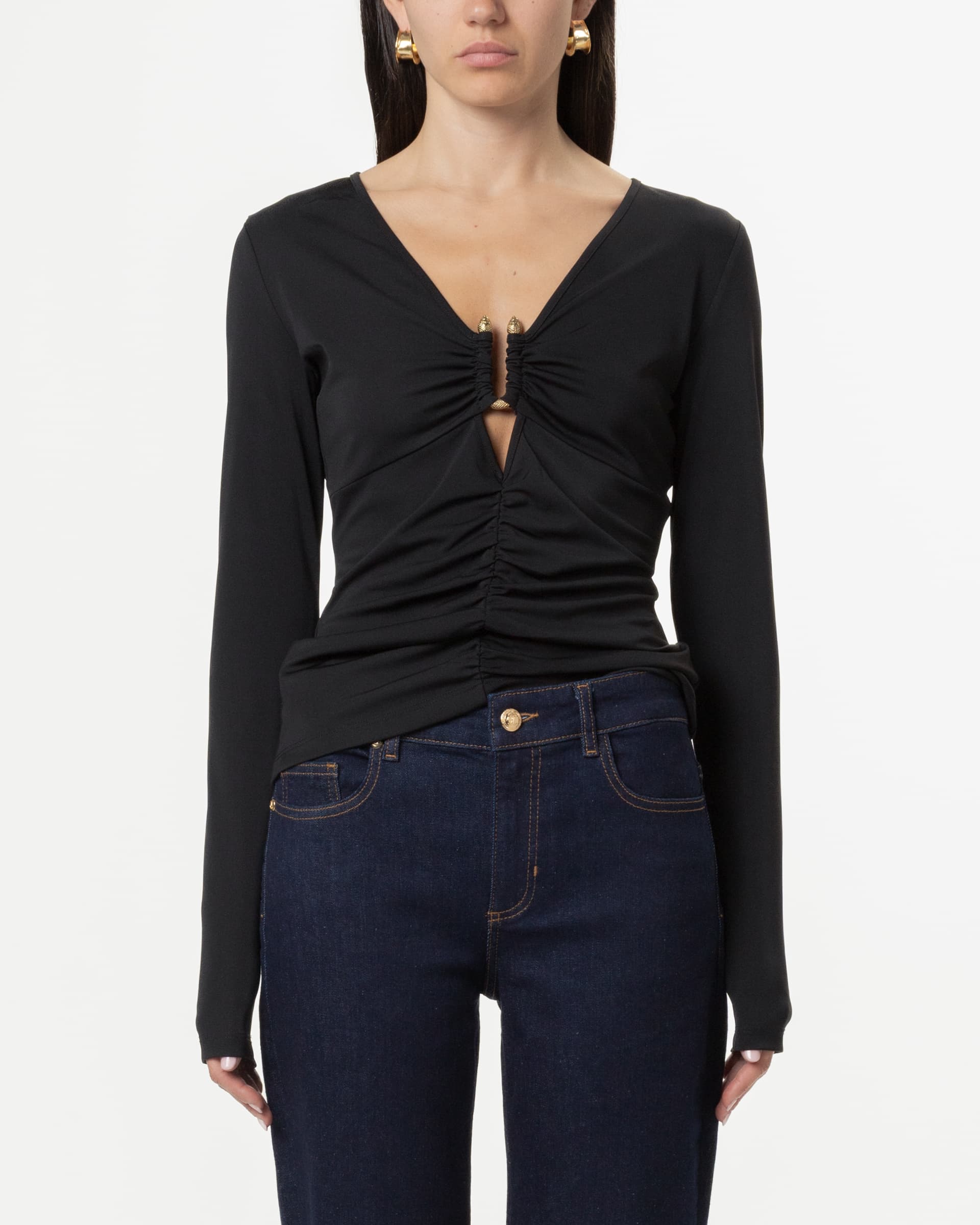 Just Cavalli Camisola Just Cavalli 78PAH619 Preto