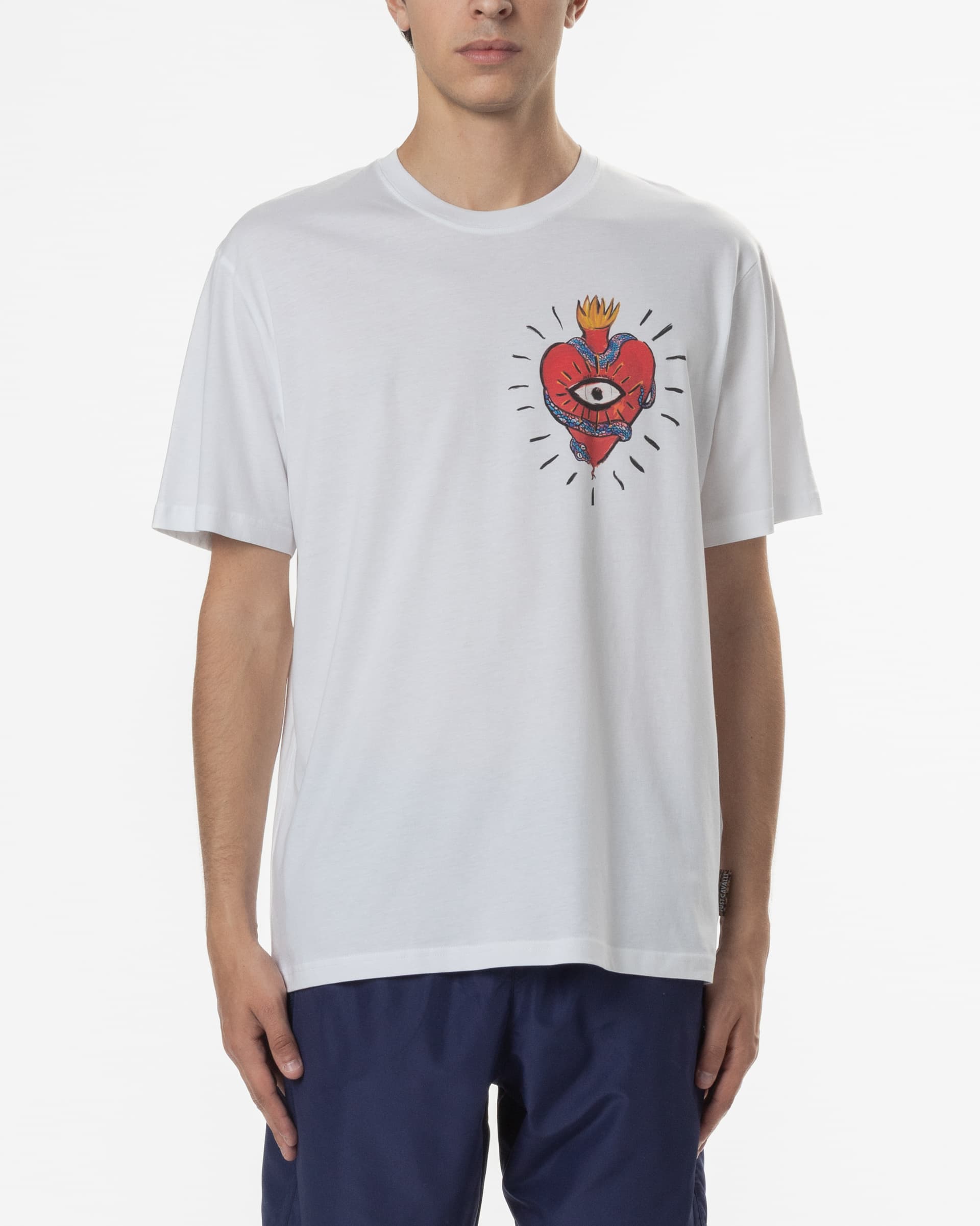 Just Cavalli T-shirt Just Cavalli 78OAHE07 Branco