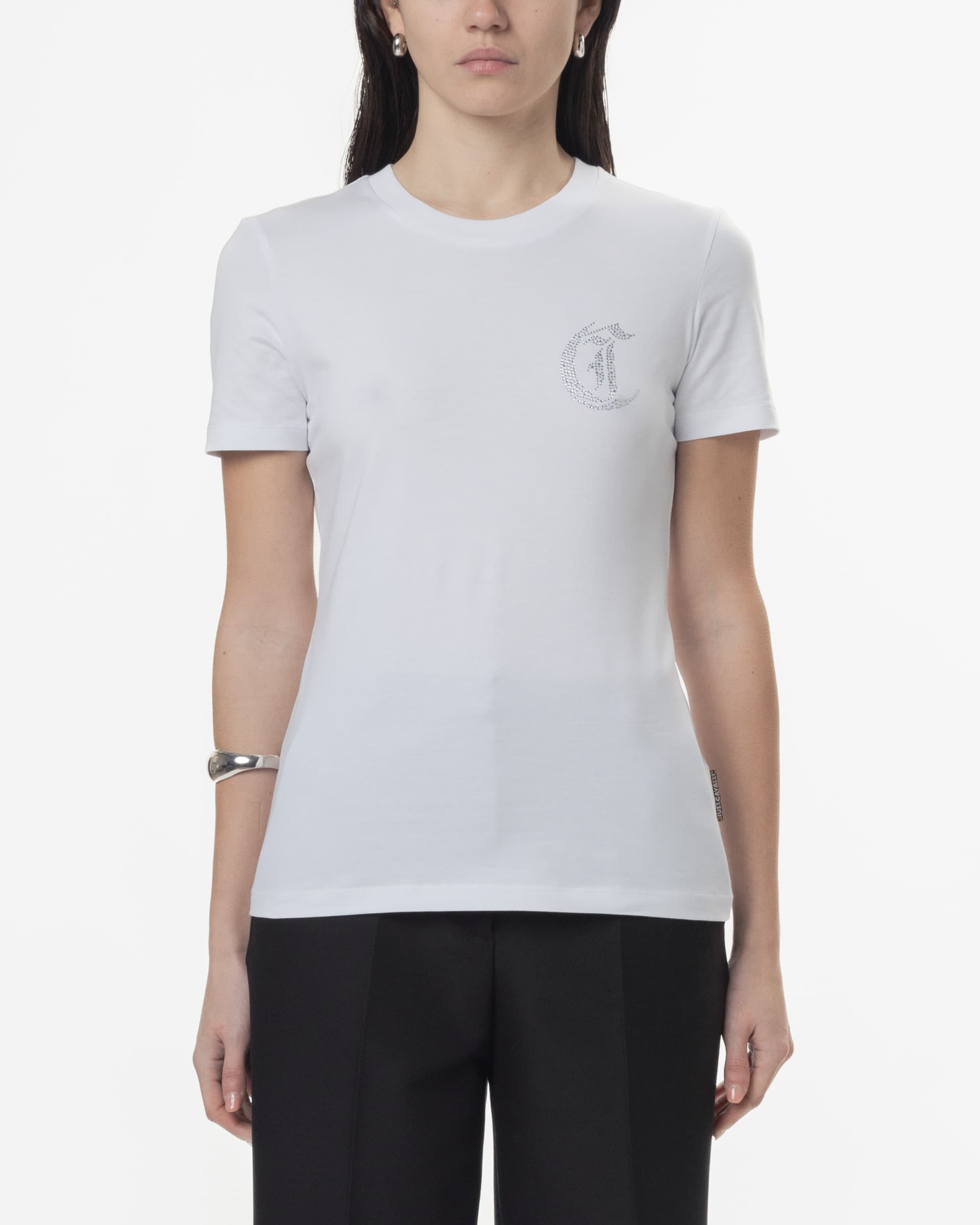 Just Cavalli T-shirt Just Cavalli 78PAHE11 Branco