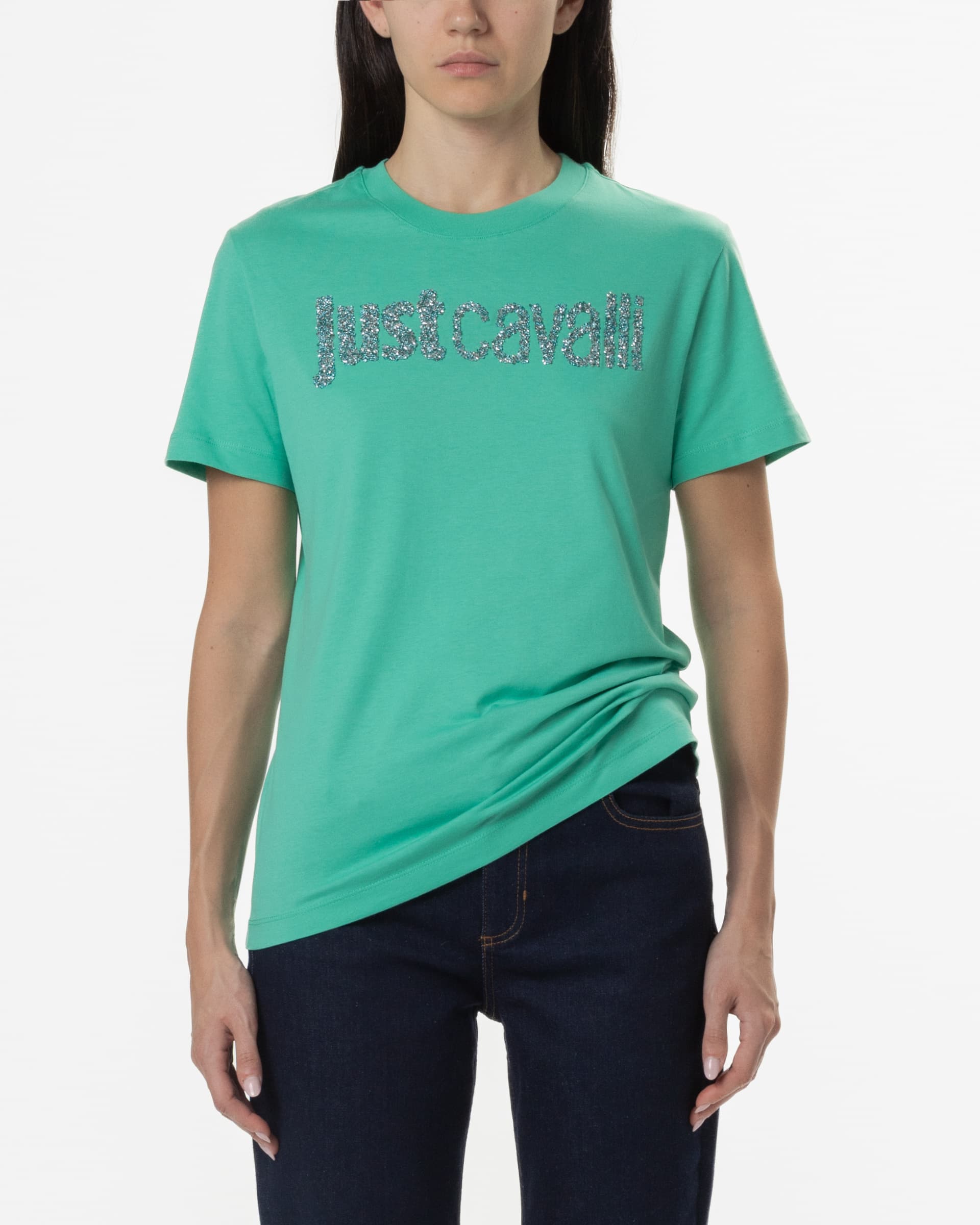 Just Cavalli T-shirt Just Cavalli 78PAHE12 Verde