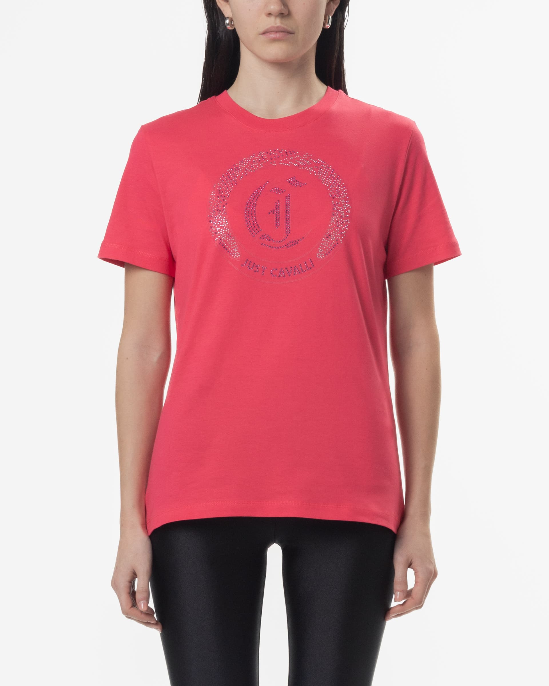 Just Cavalli T-shirt Just Cavalli 78PAHE13 Rosa