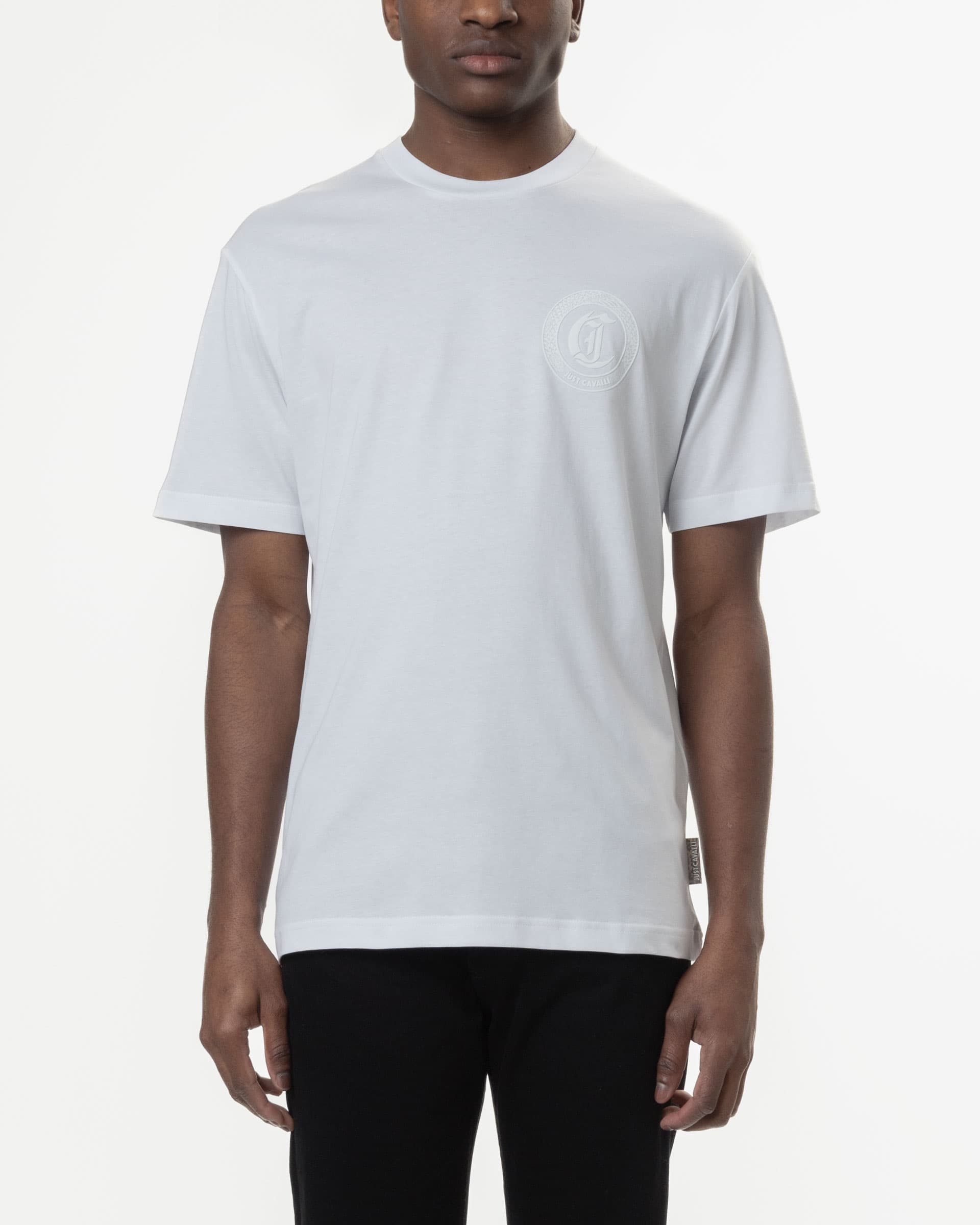 Just Cavalli T-shirt Just Cavalli 78OAHT01 Branco