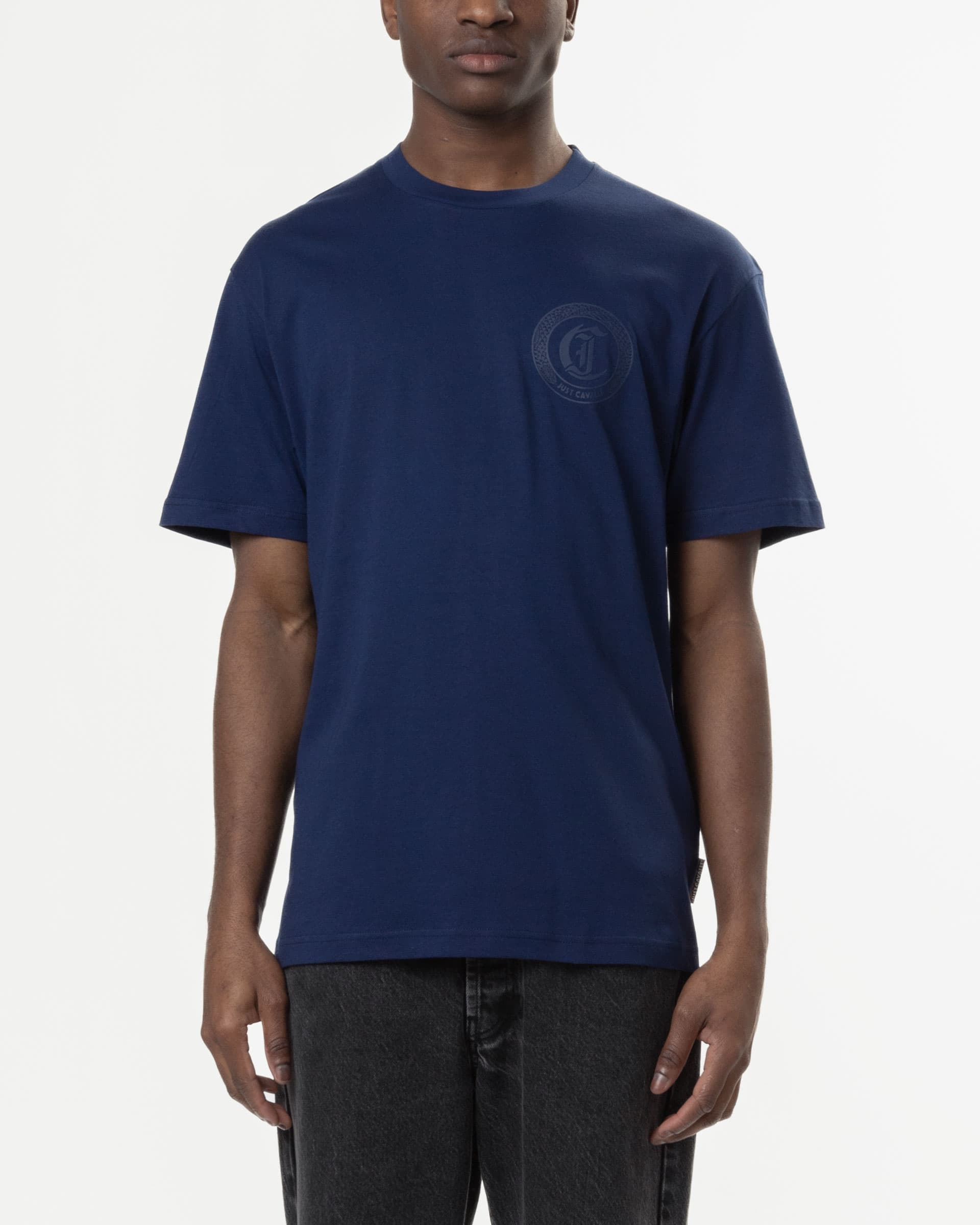 Just Cavalli T-shirt Just Cavalli 78OAHT01 Azul