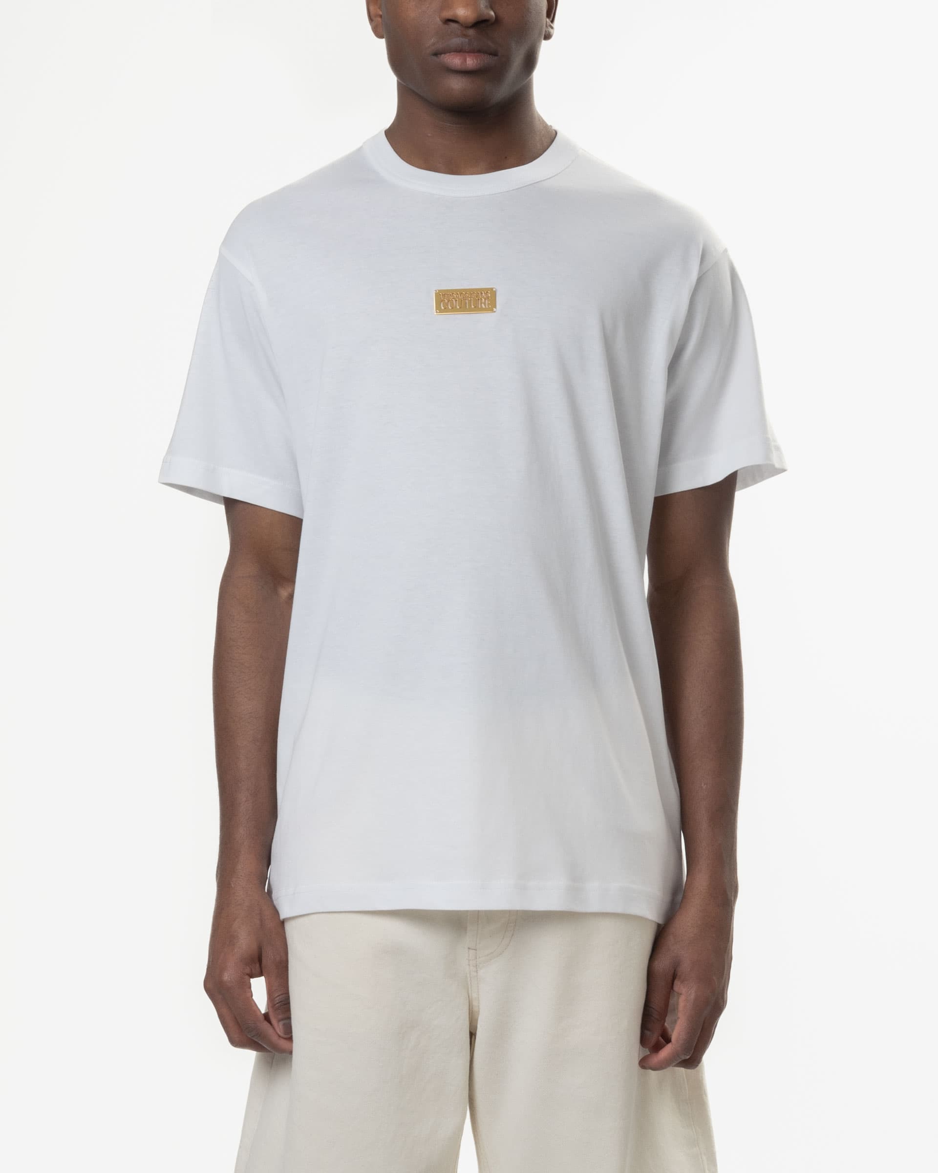 Versace Jeans Couture T-shirt Versace Jeans Couture 78GAHT08 Branco
