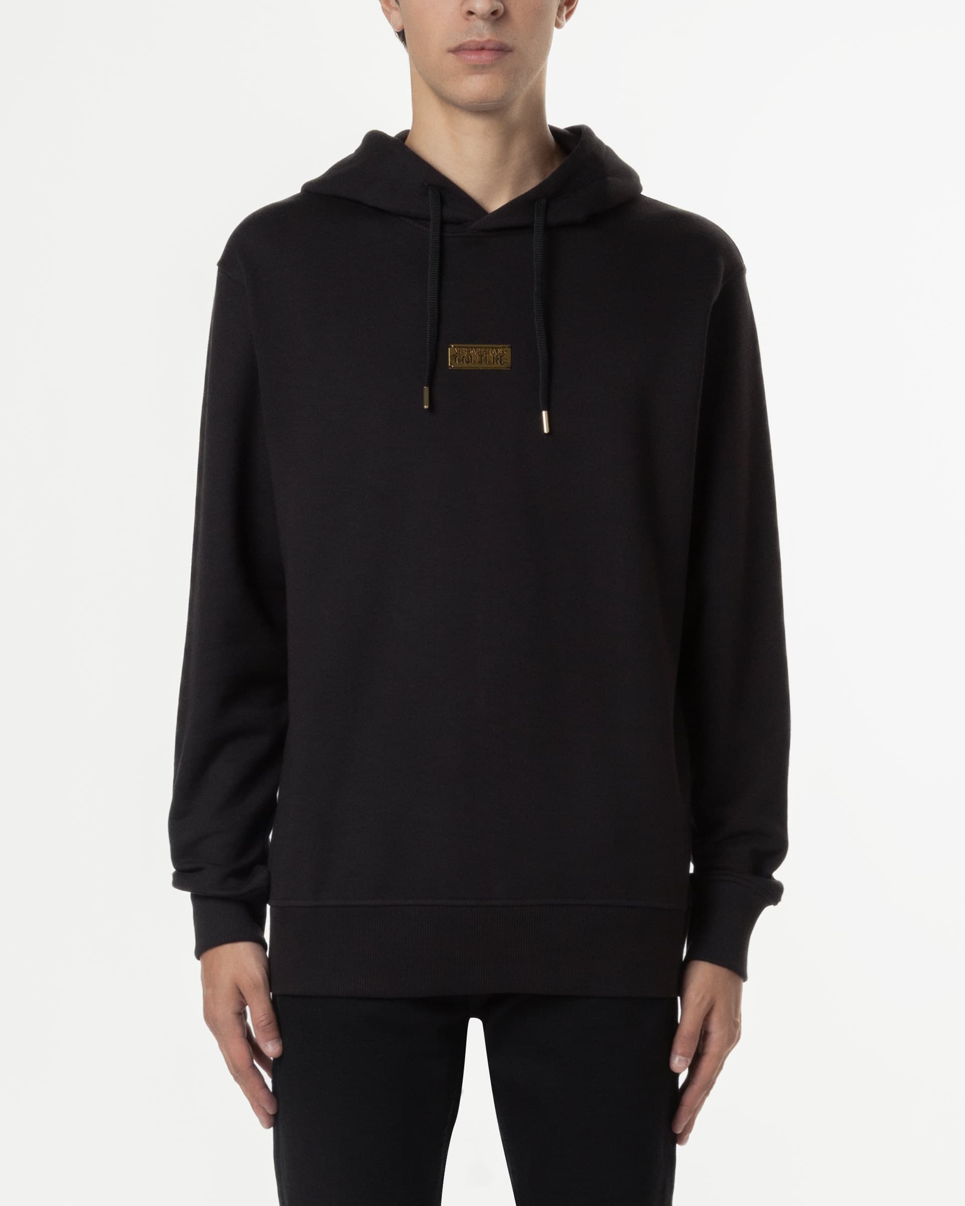 Versace Jeans Couture Hoodie Versace Jeans Couture 78GAIT08 Preto