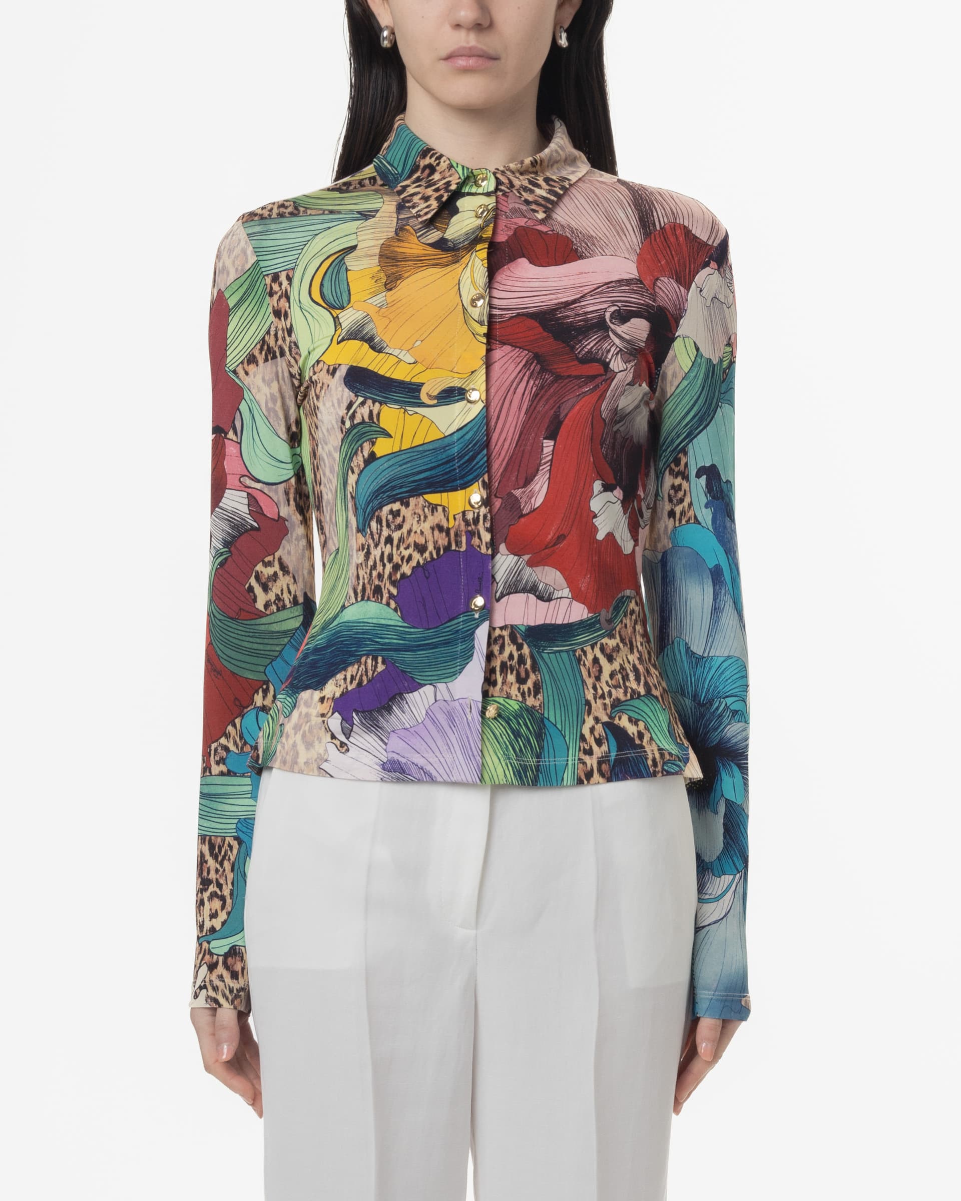 Just Cavalli Camisa Just Cavalli 78PAL228 Multicor