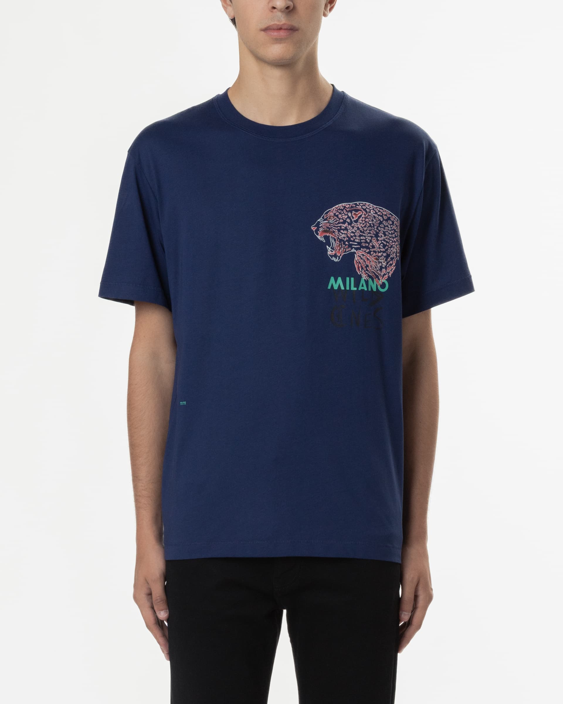 Just Cavalli T-shirt Just Cavalli 78OAHC04 Azul