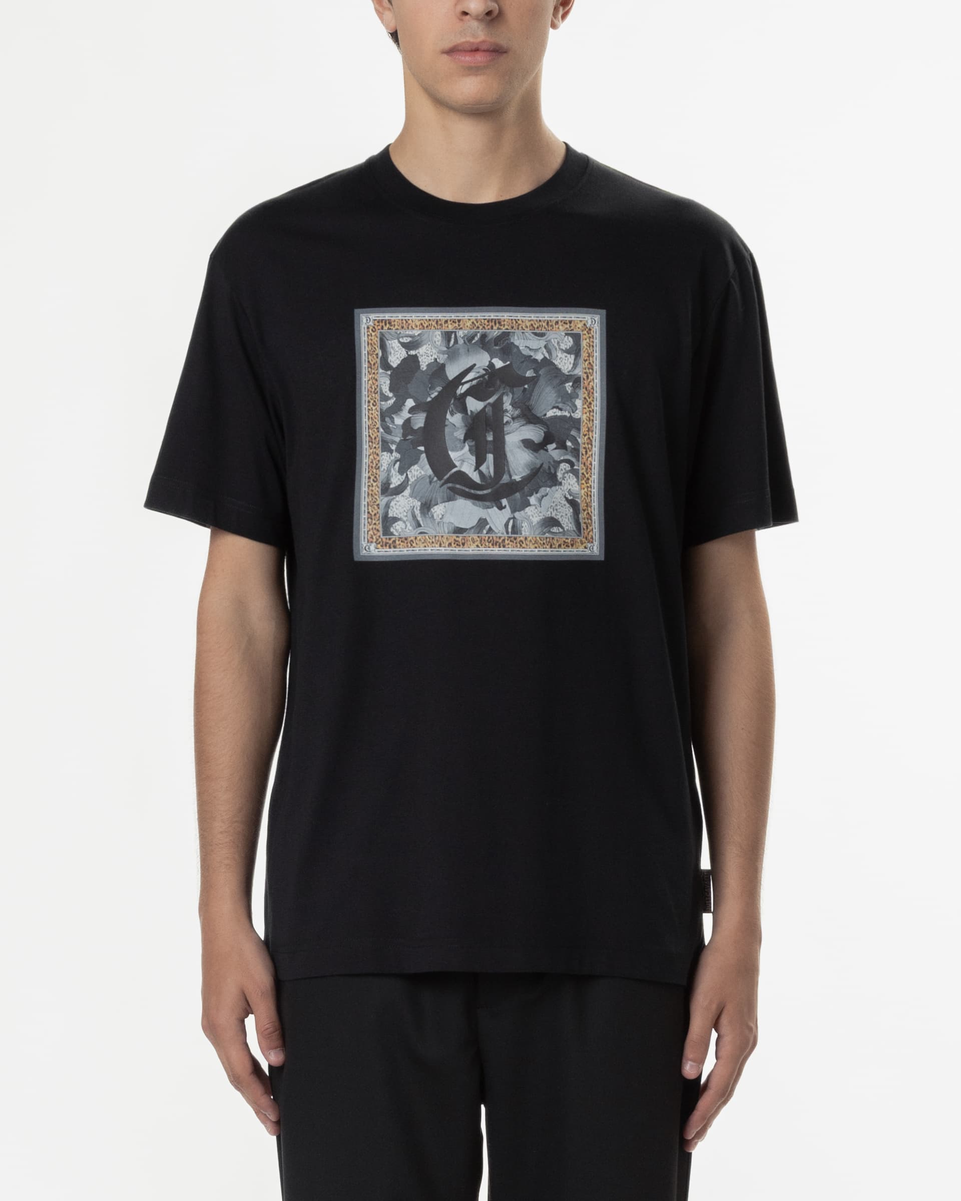 Just Cavalli T-shirt Just Cavalli 78OAHC10 Preto