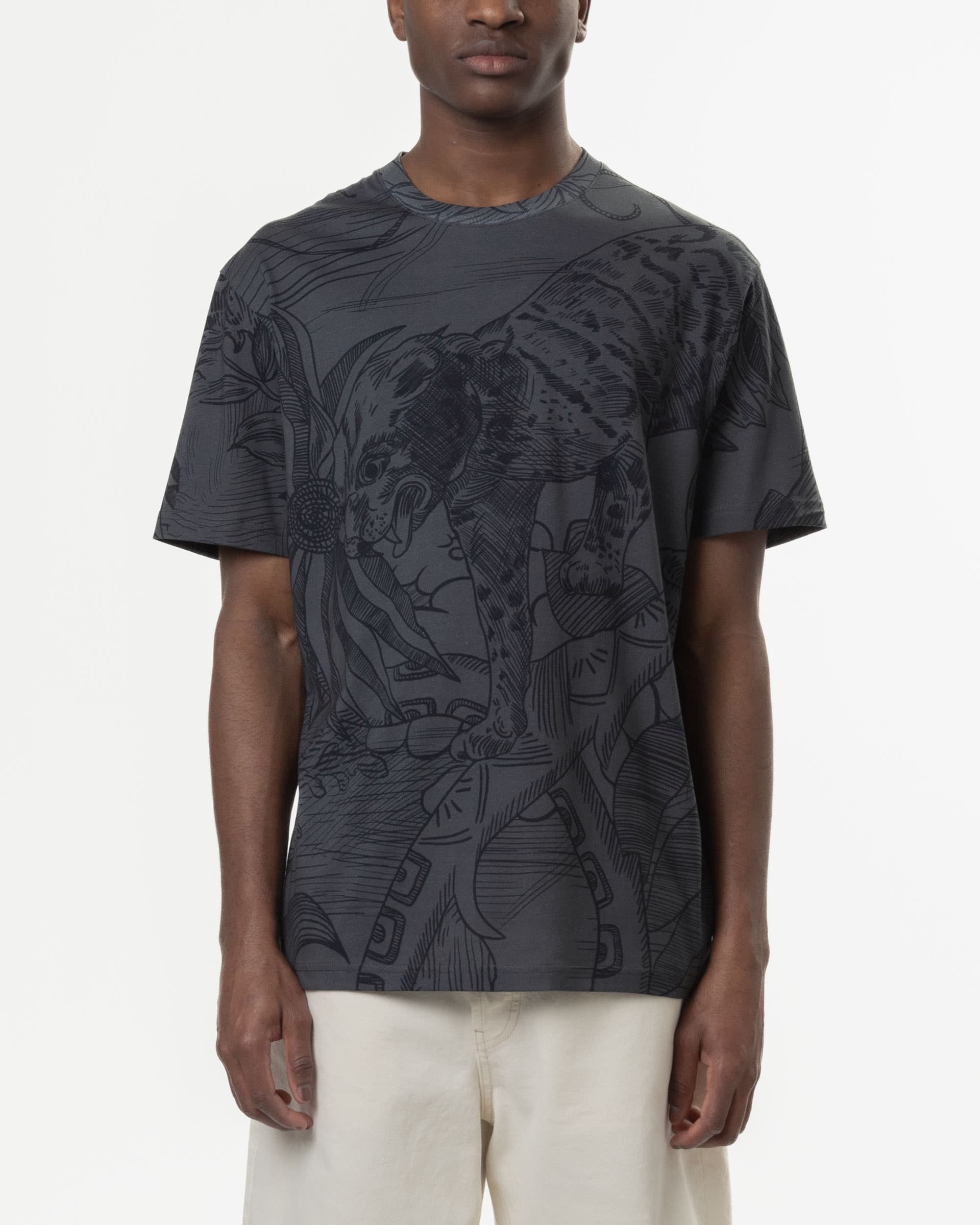 Just Cavalli T-shirt Just Cavalli 78OAHE12 Cinzento