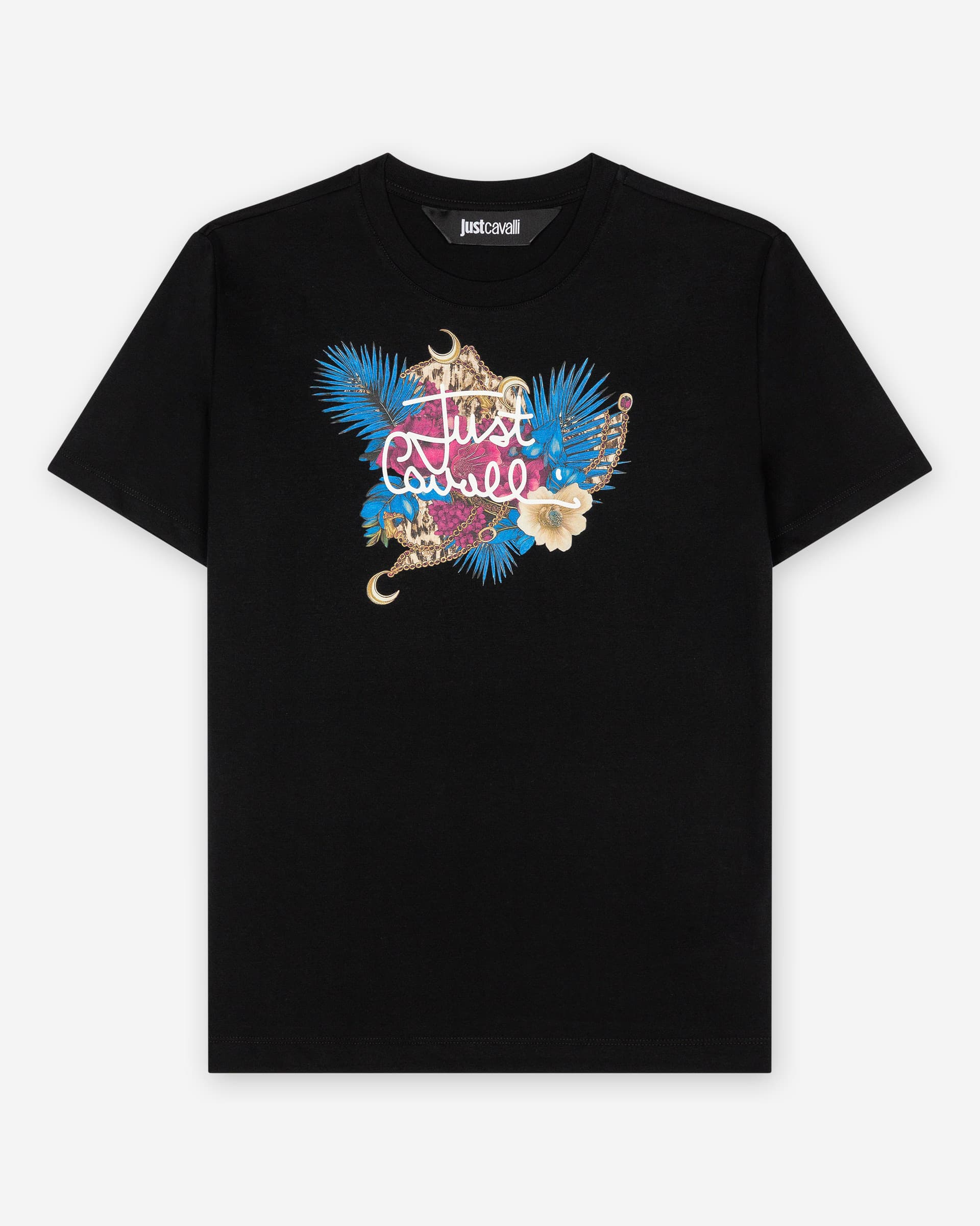 Just Cavalli T-shirt Just Cavalli 79PAHE24 Preto