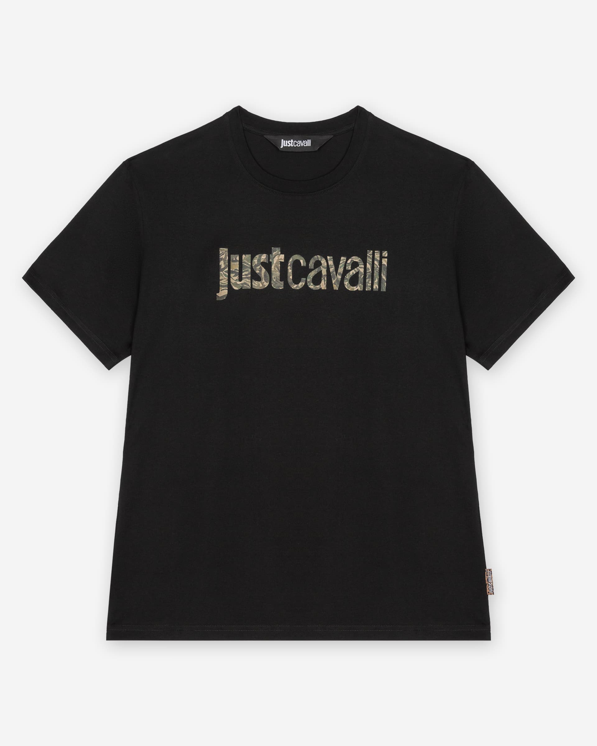 Just Cavalli T-shirt Just Cavalli 79OAHE26 Preto