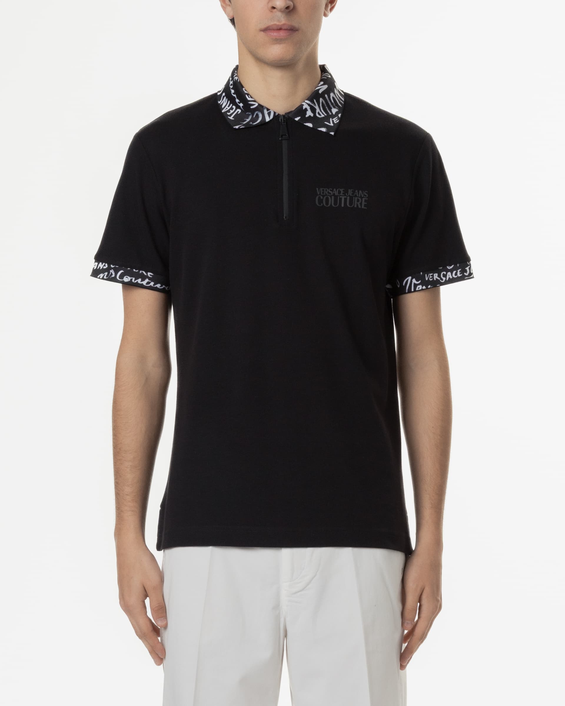 Versace Jeans Couture Polo Versace Jeans Couture 78GAGT02 Preto