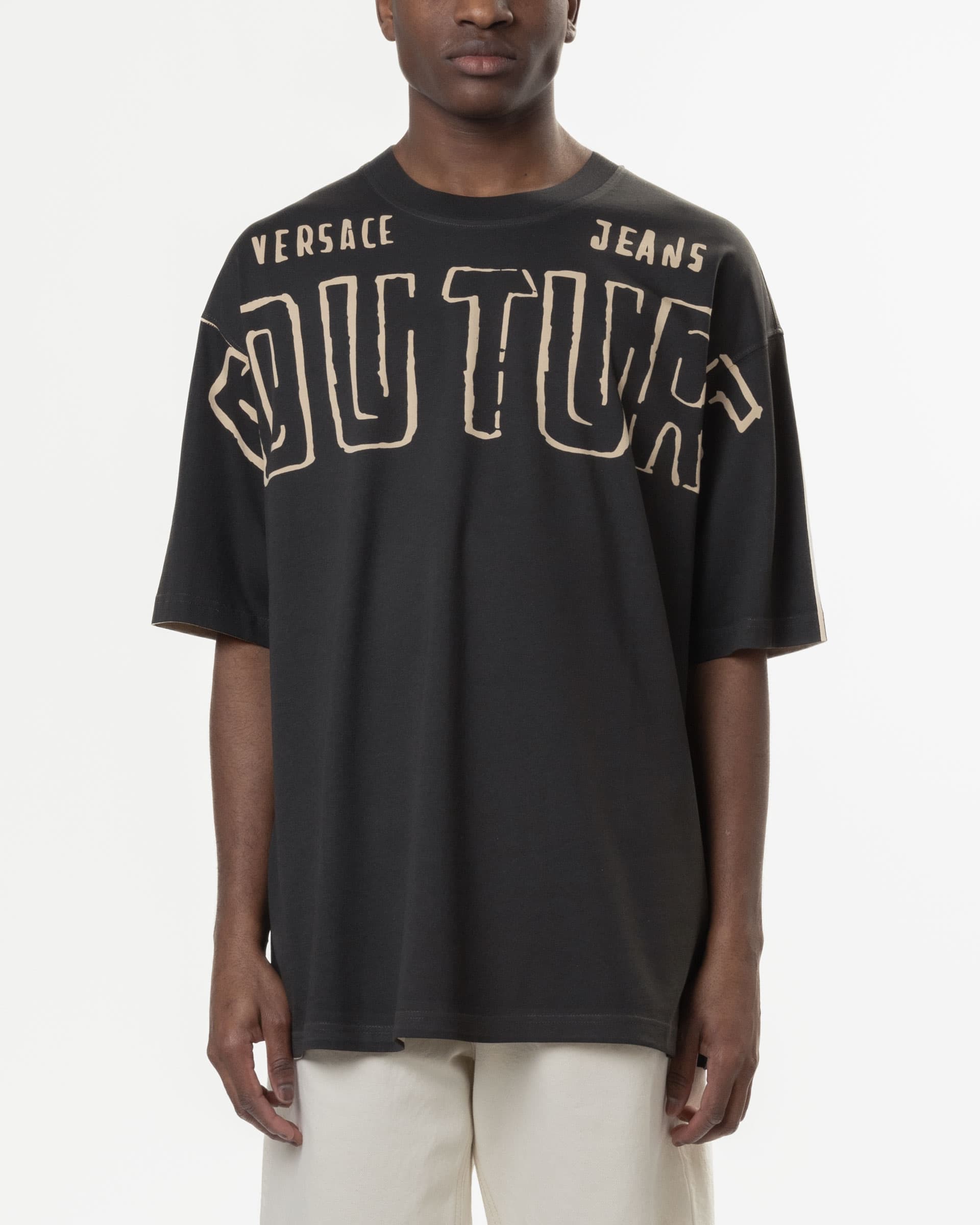 Versace Jeans Couture T-shirt Versace Jeans Couture 78GAHE00 Castanho