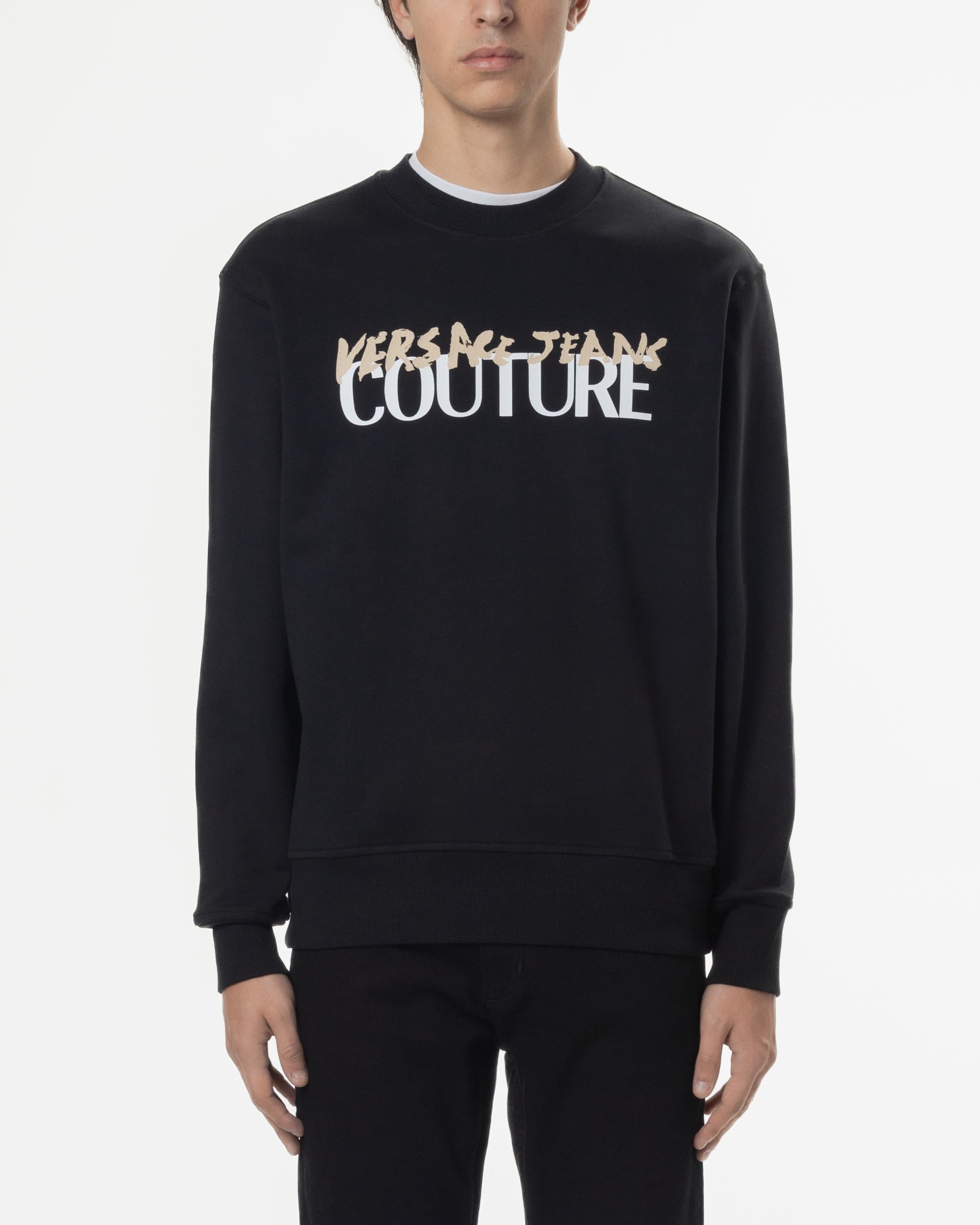 Versace Jeans Couture Sweater Versace Jeans Couture 78GAIE06 Preto