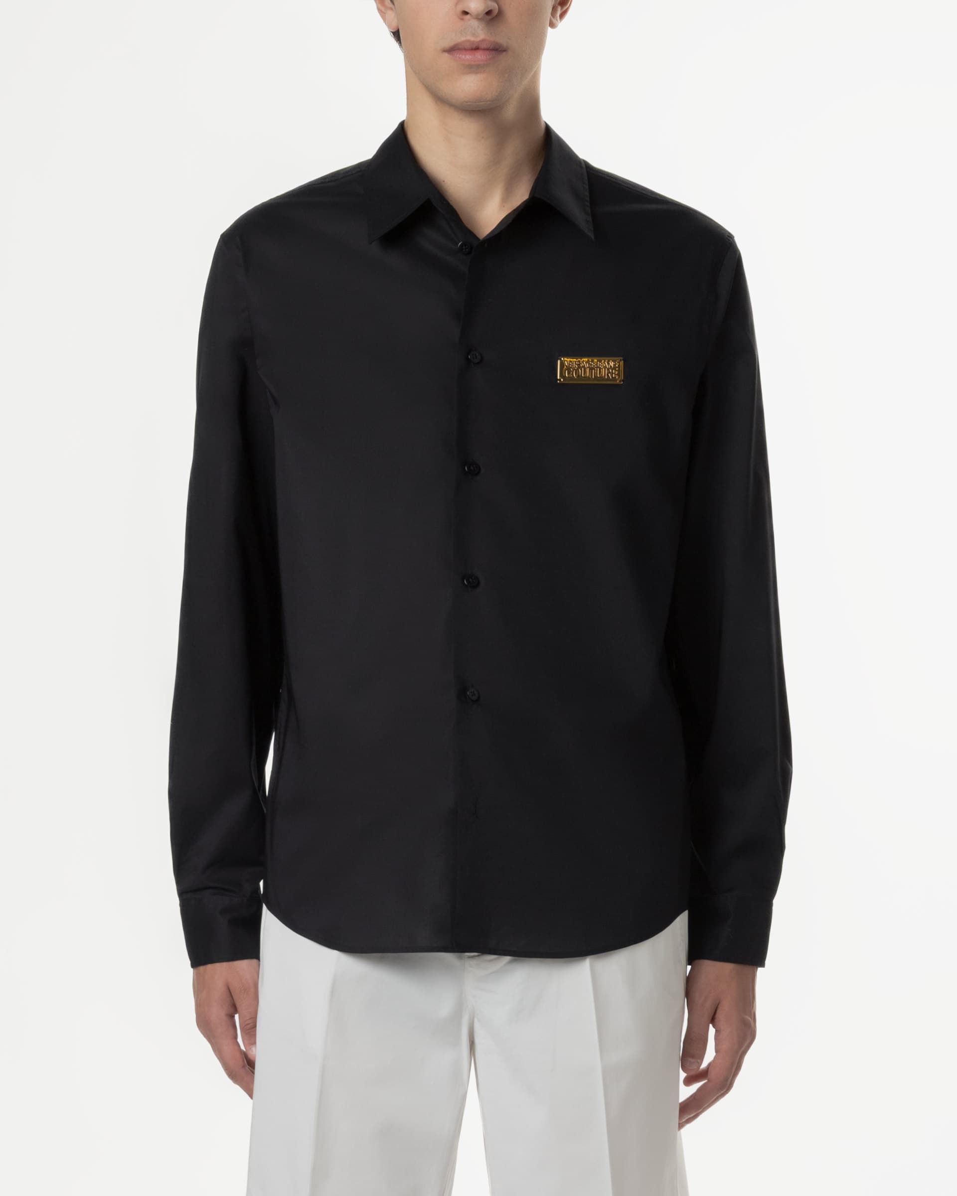 Versace Jeans Couture Camisa Versace Jeans Couture 78GALYR1 Preto