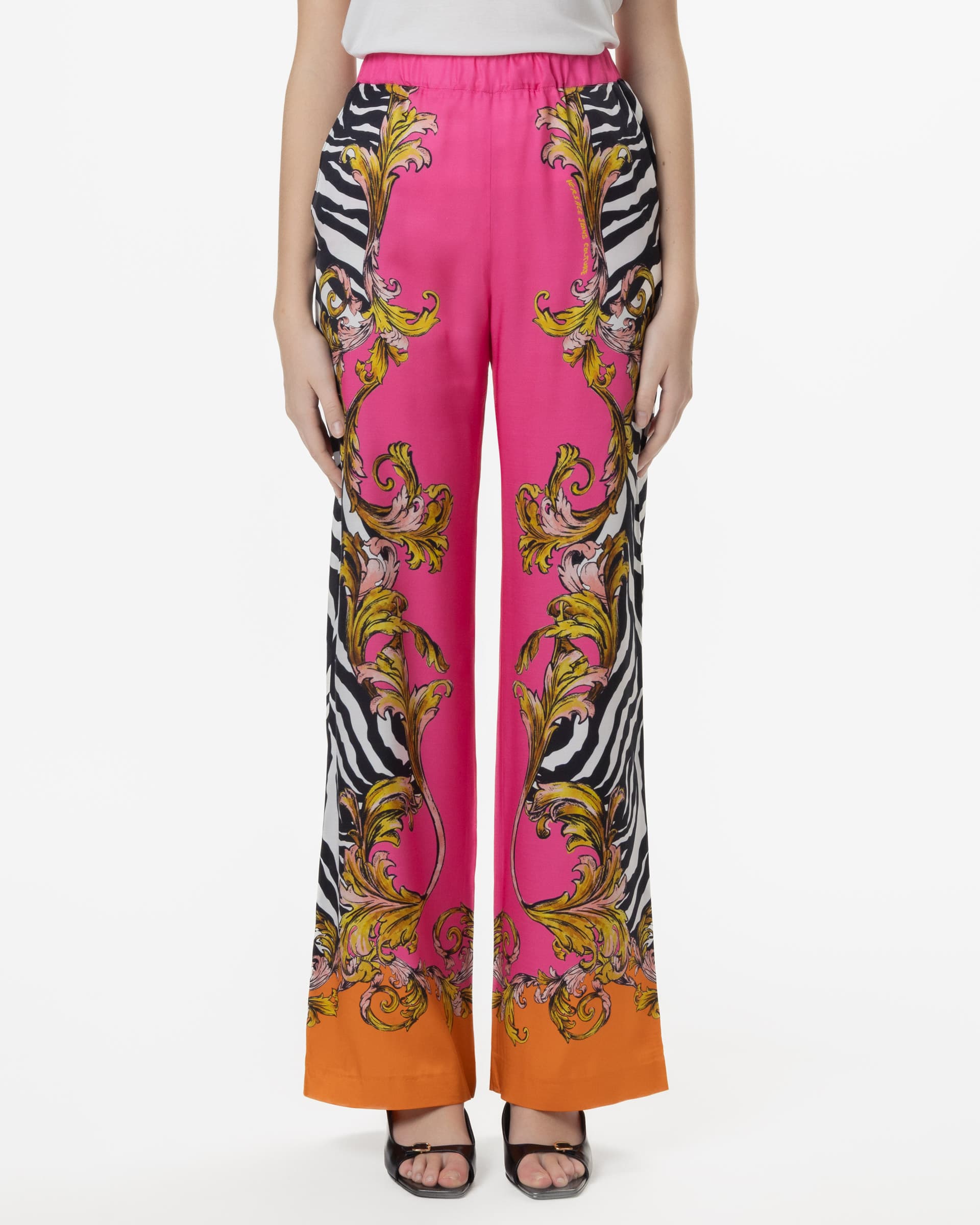 Versace Jeans Couture Calças Versace Jeans Couture 78HAA1P2 Rosa